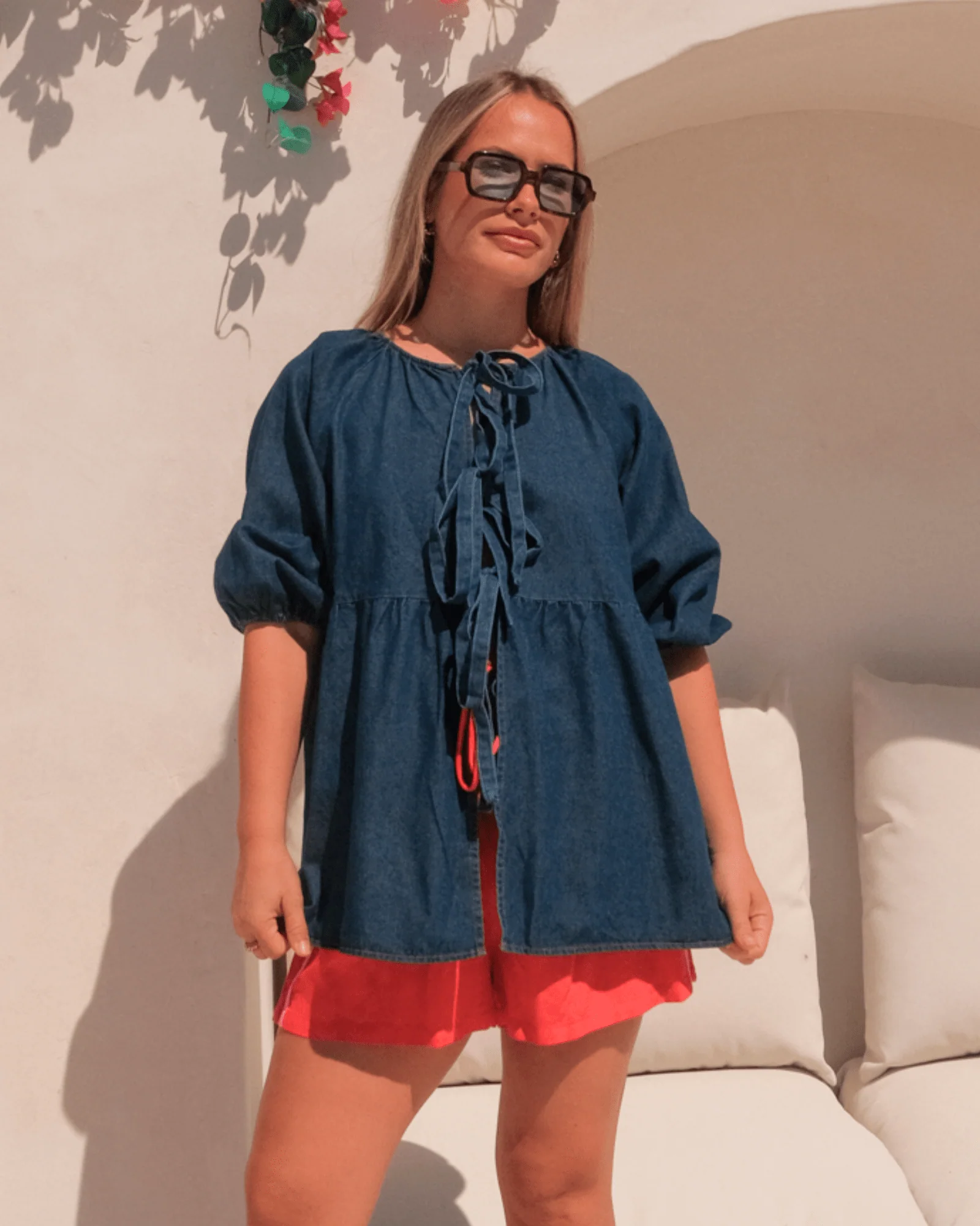 Florence top | Dark Denim
