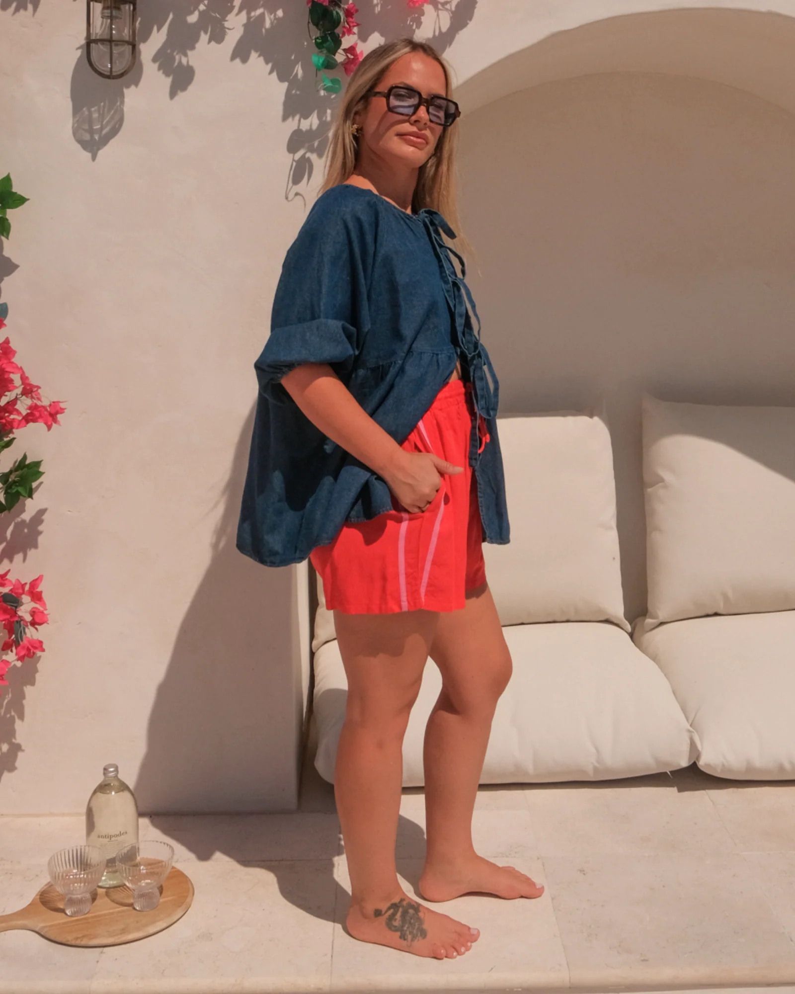 Florence top | Dark Denim - Image 4