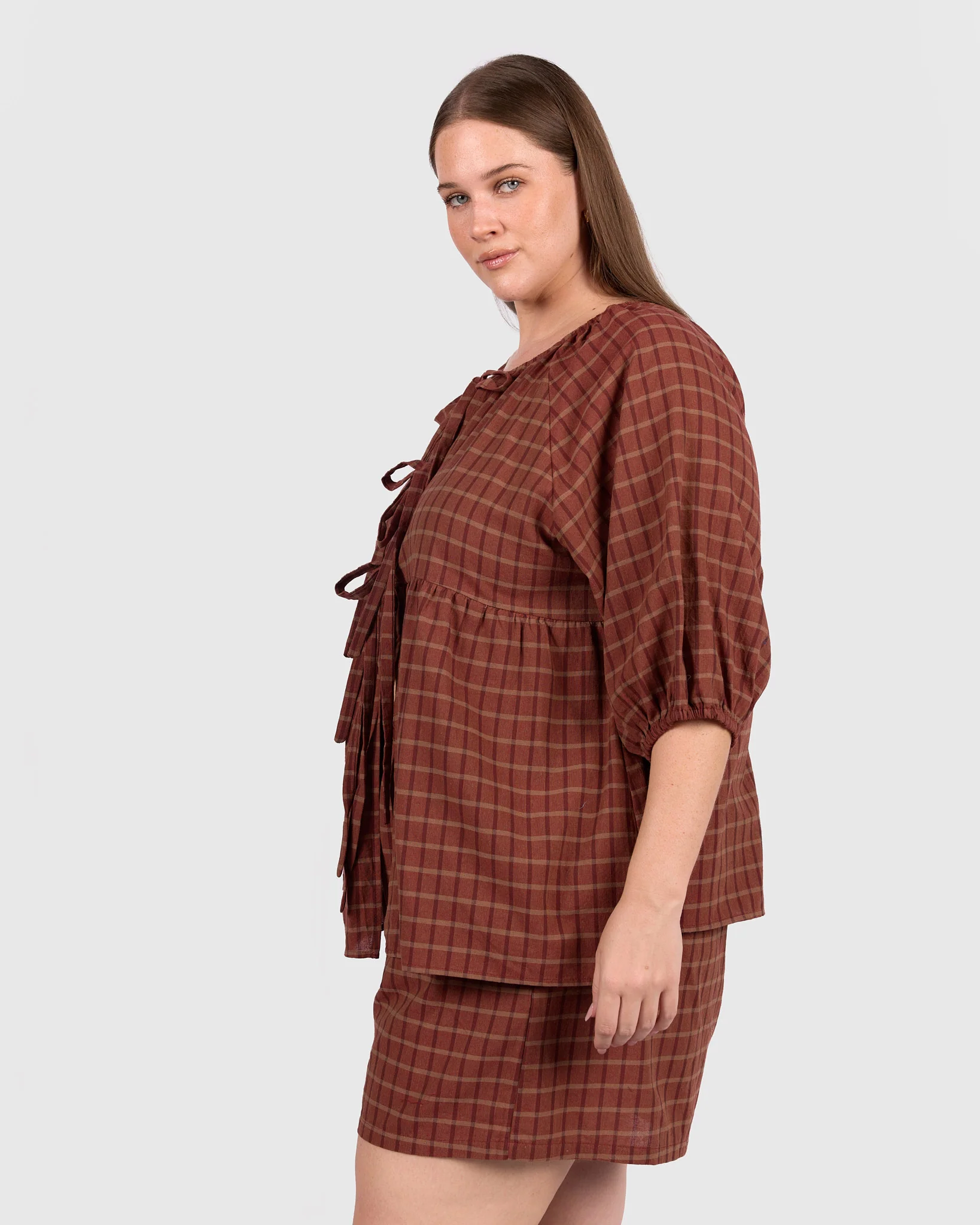 Florence top | Maple Gingham - Image 11