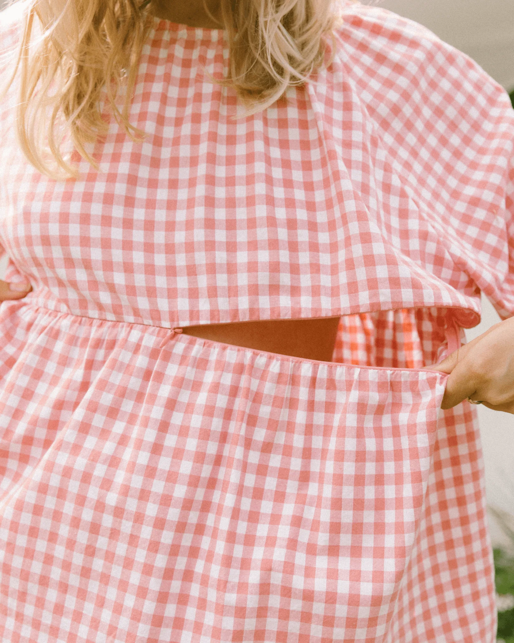 FINAL SALE | Florence Top | Pink Gingham - Image 16