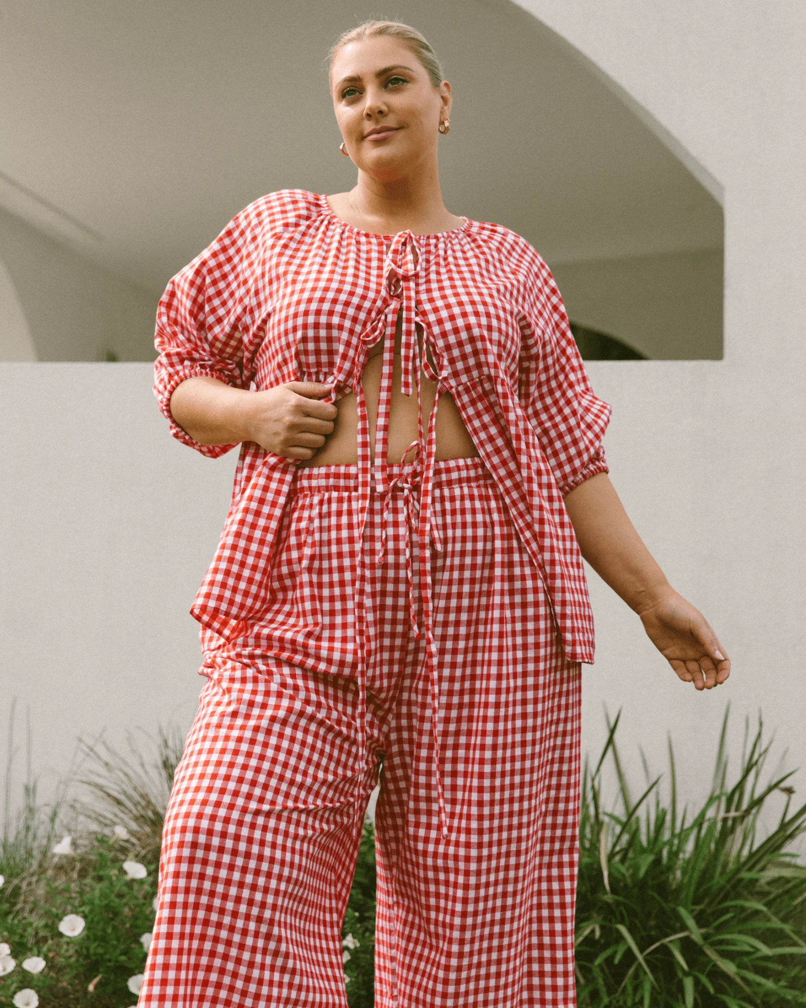 FINAL SALE | Florence Top | Red Gingham - Image 11