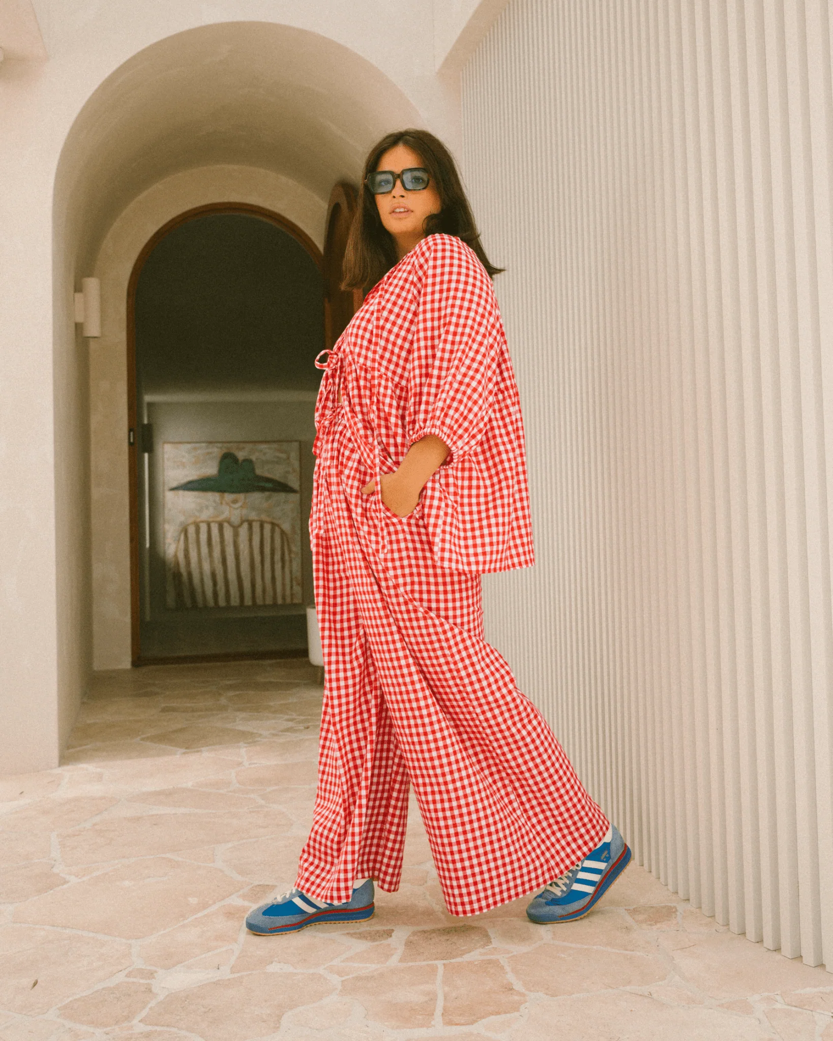 FINAL SALE | Florence Top | Red Gingham - Image 6