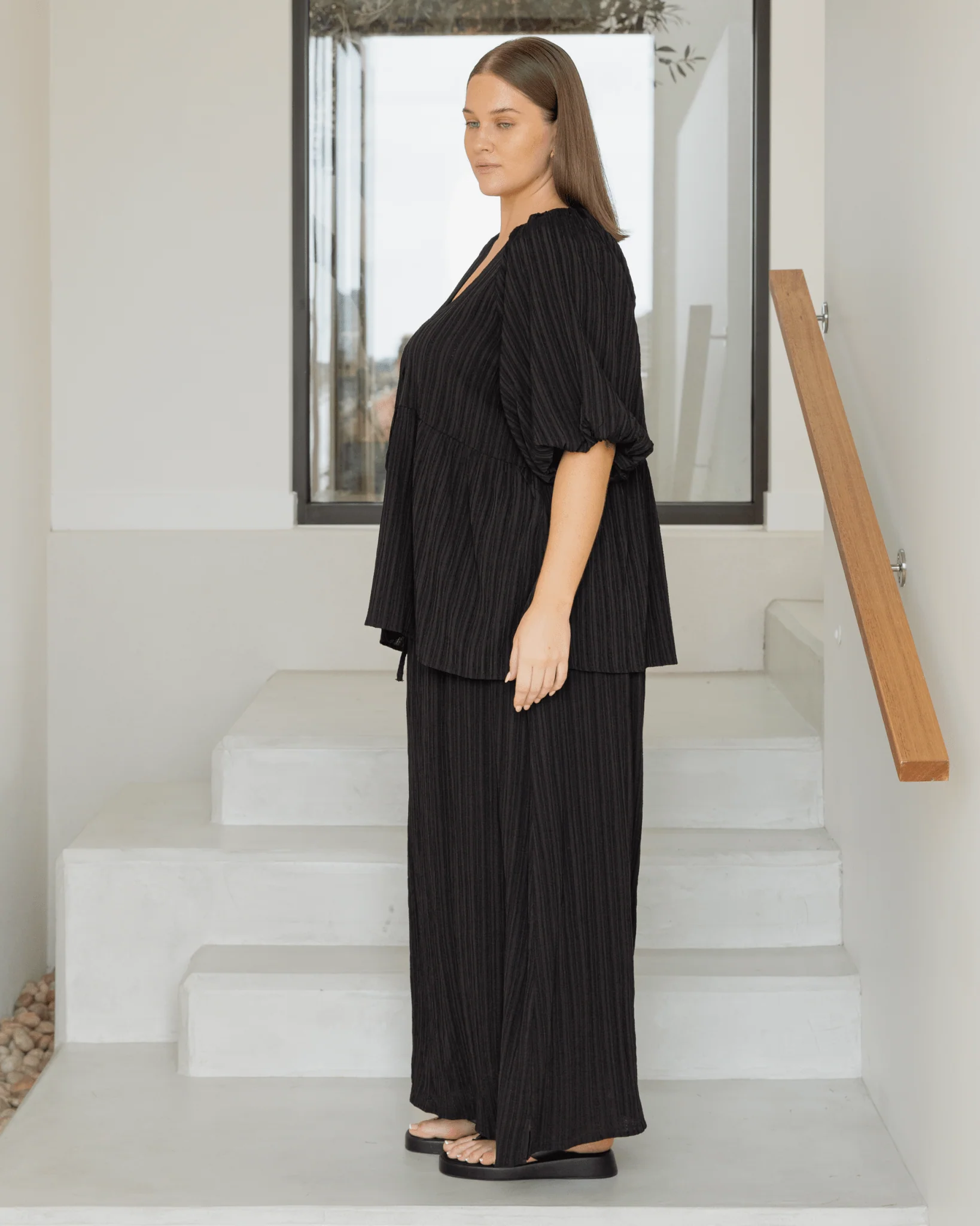 FINAL SALE | Frankie Top | Black Crepe - Image 5