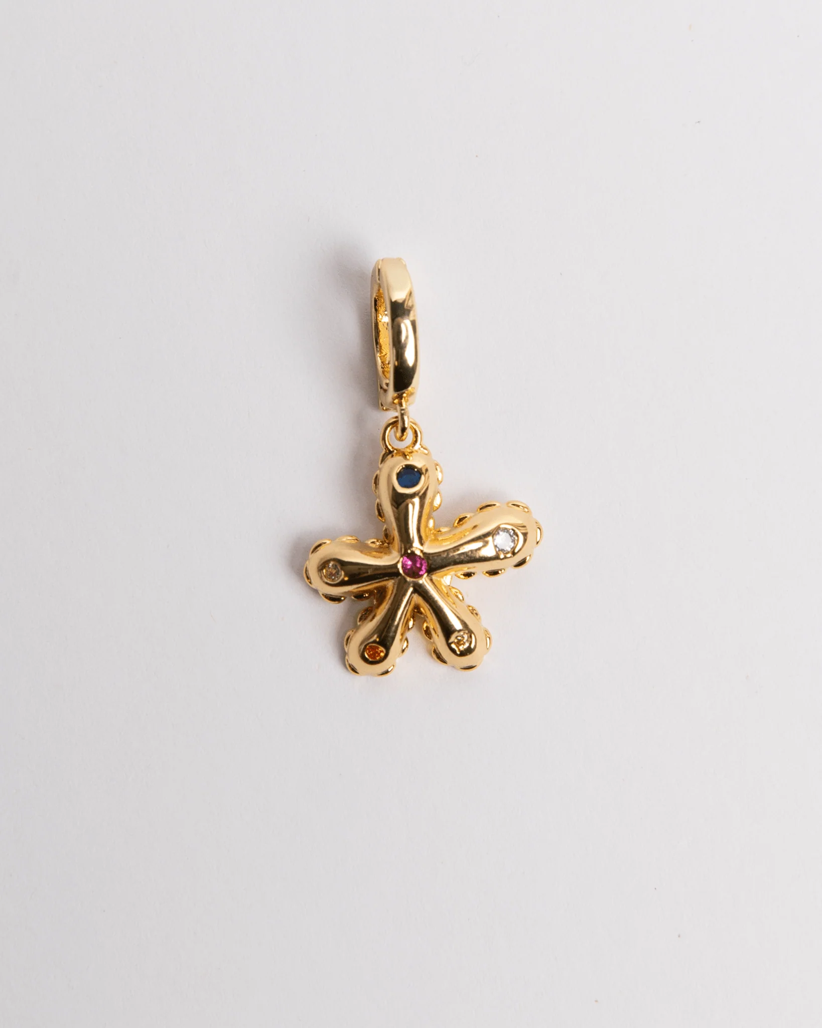 Gem Flower Charm