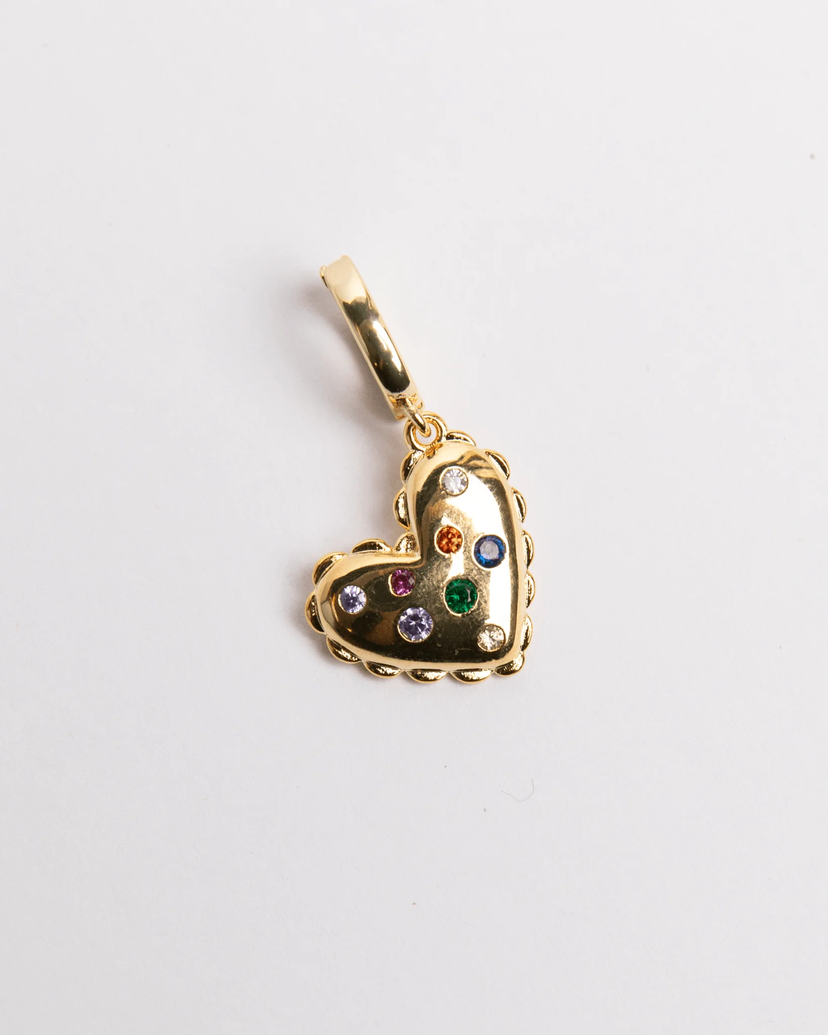 Gem Heart Charm