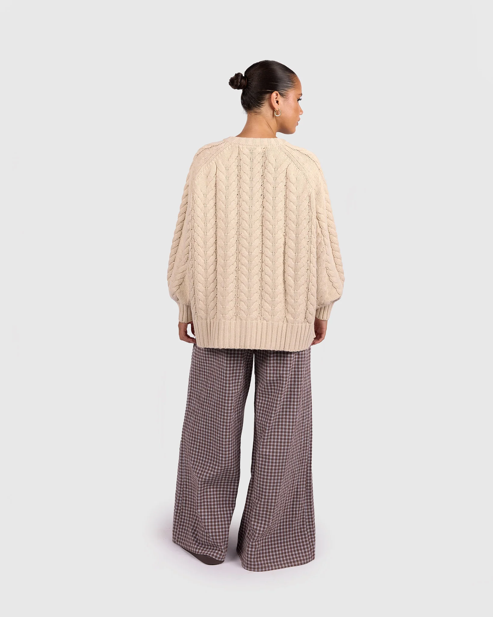 Georgia Knit Cardi | Beige - Image 6