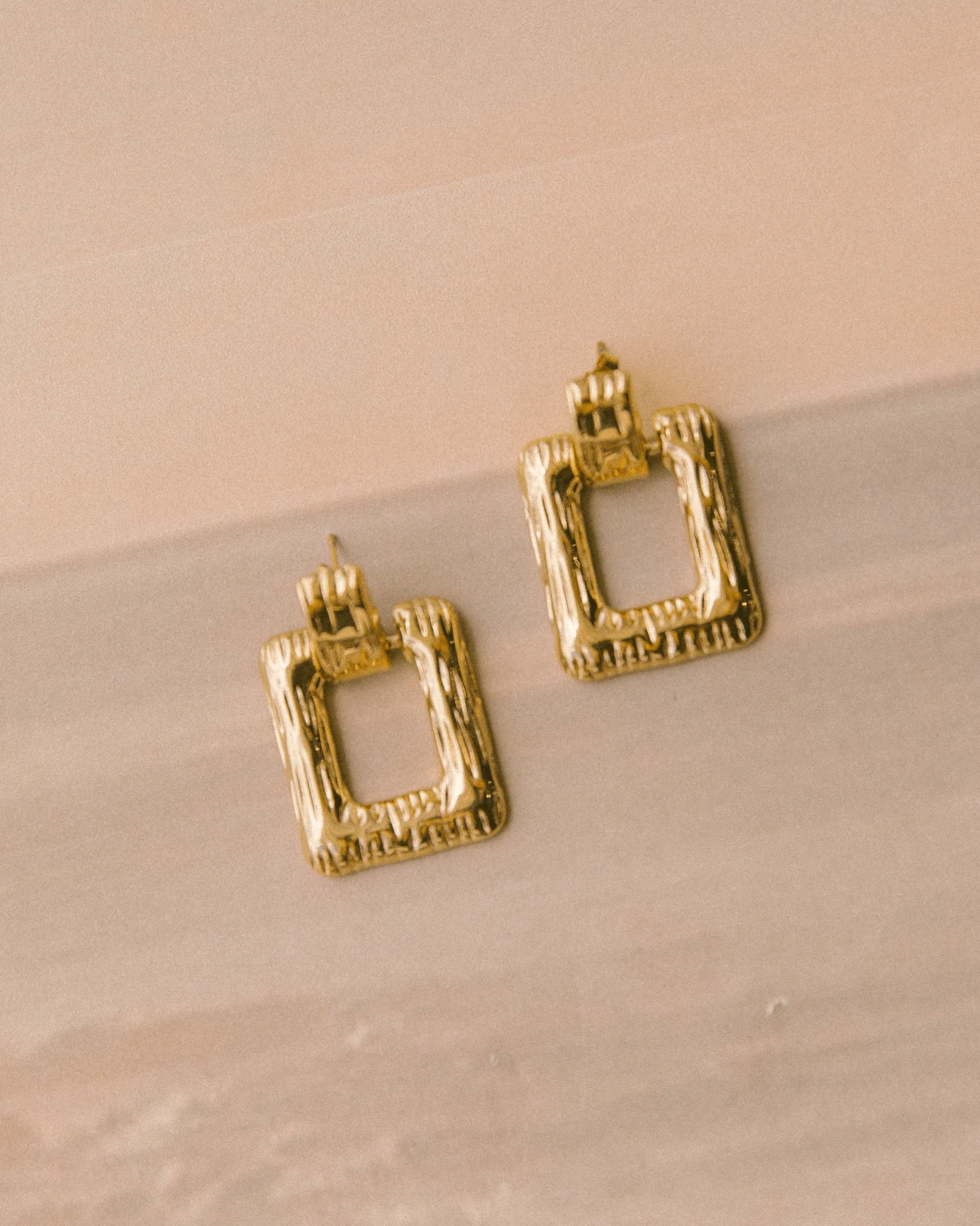 Golden Frame Earrings - Image 2