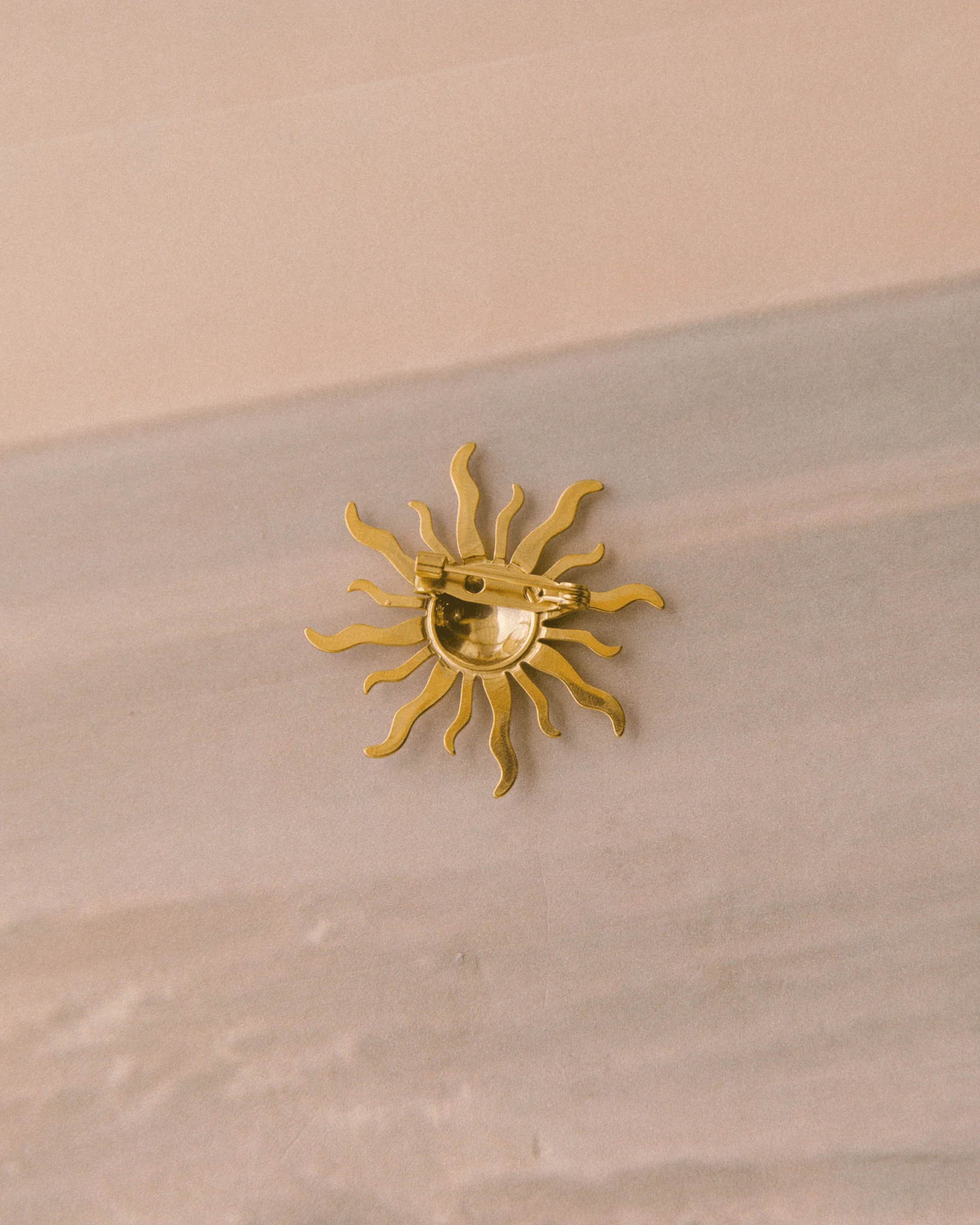 Golden Sunburst Brooch - Image 3