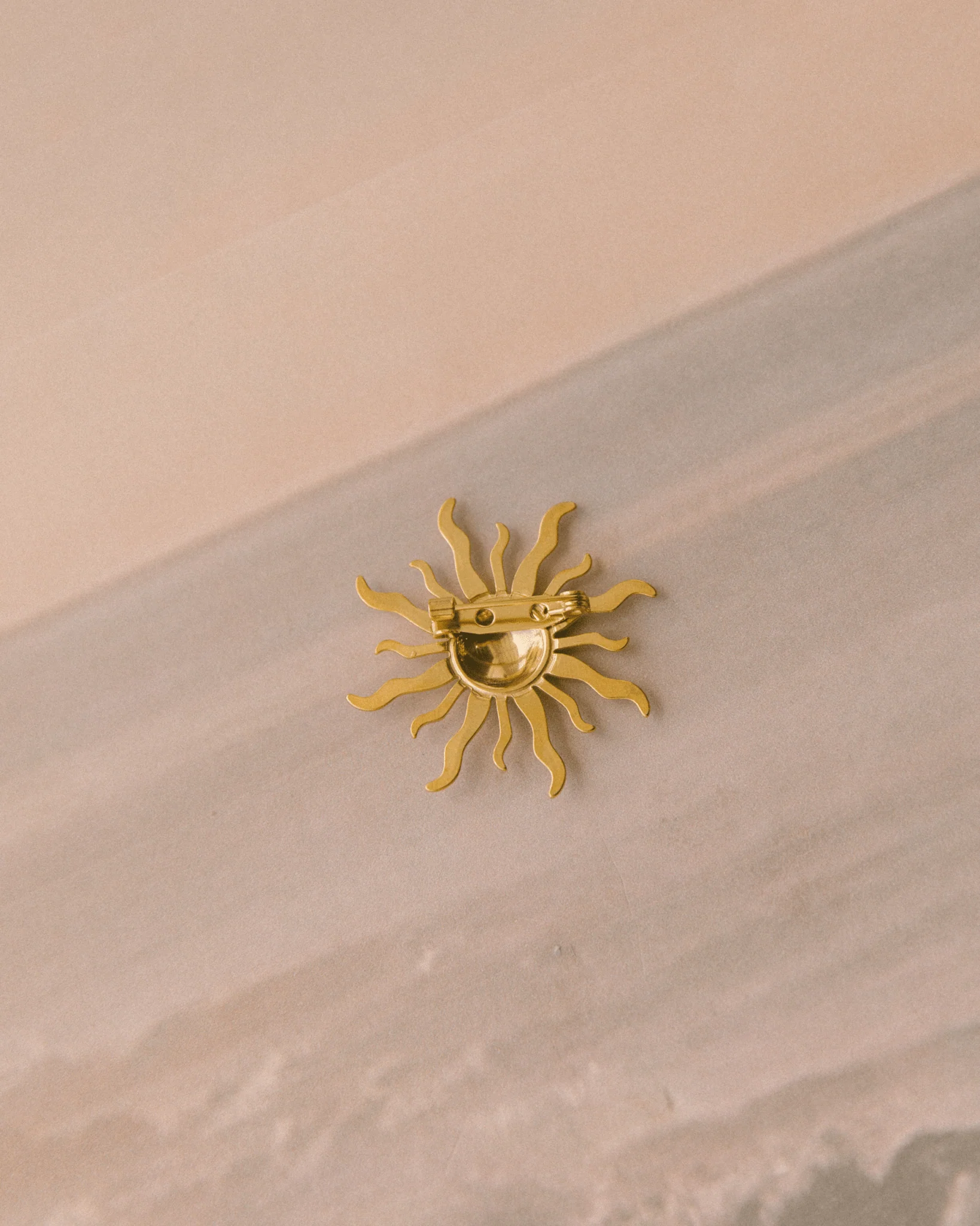 Golden Sunburst Brooch - Image 4