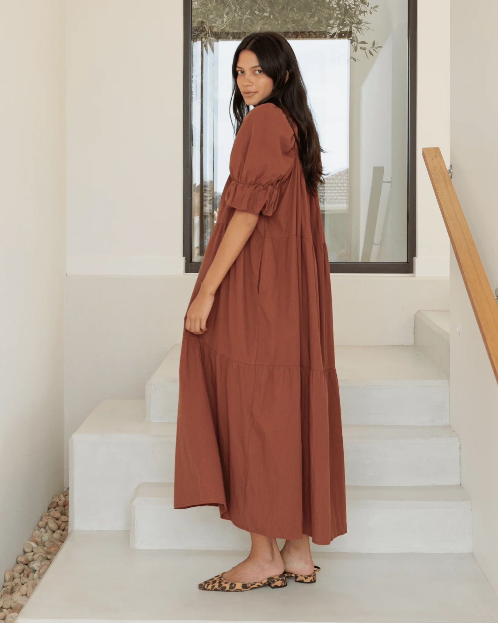 Goldie Maxi Dress | Brown - Image 5