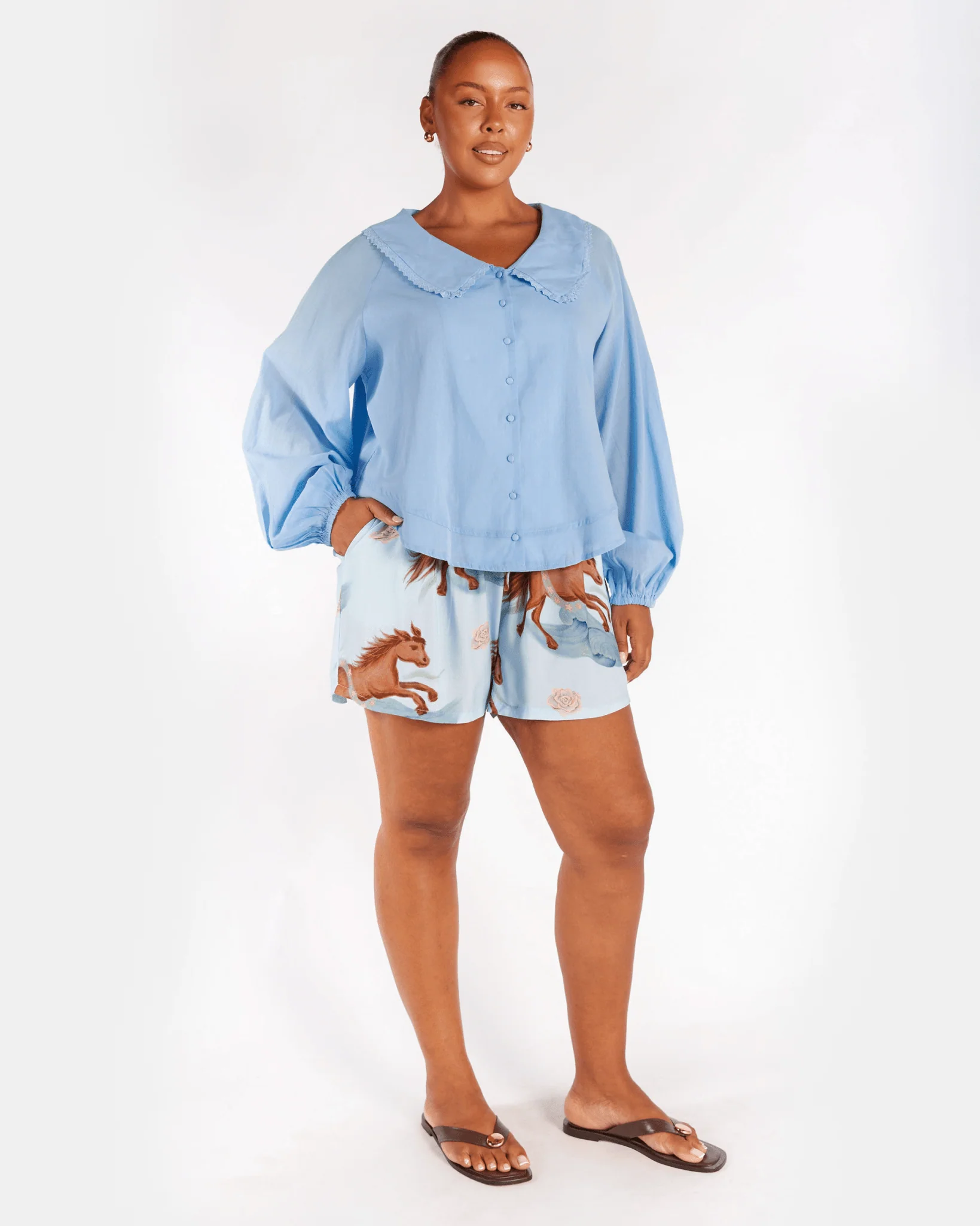 Haisley Top | Blue - Image 3