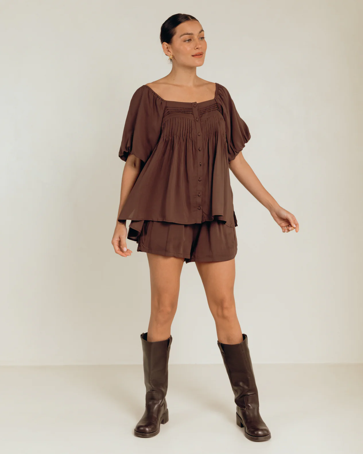 Harper Top | Chocolate - Image 3