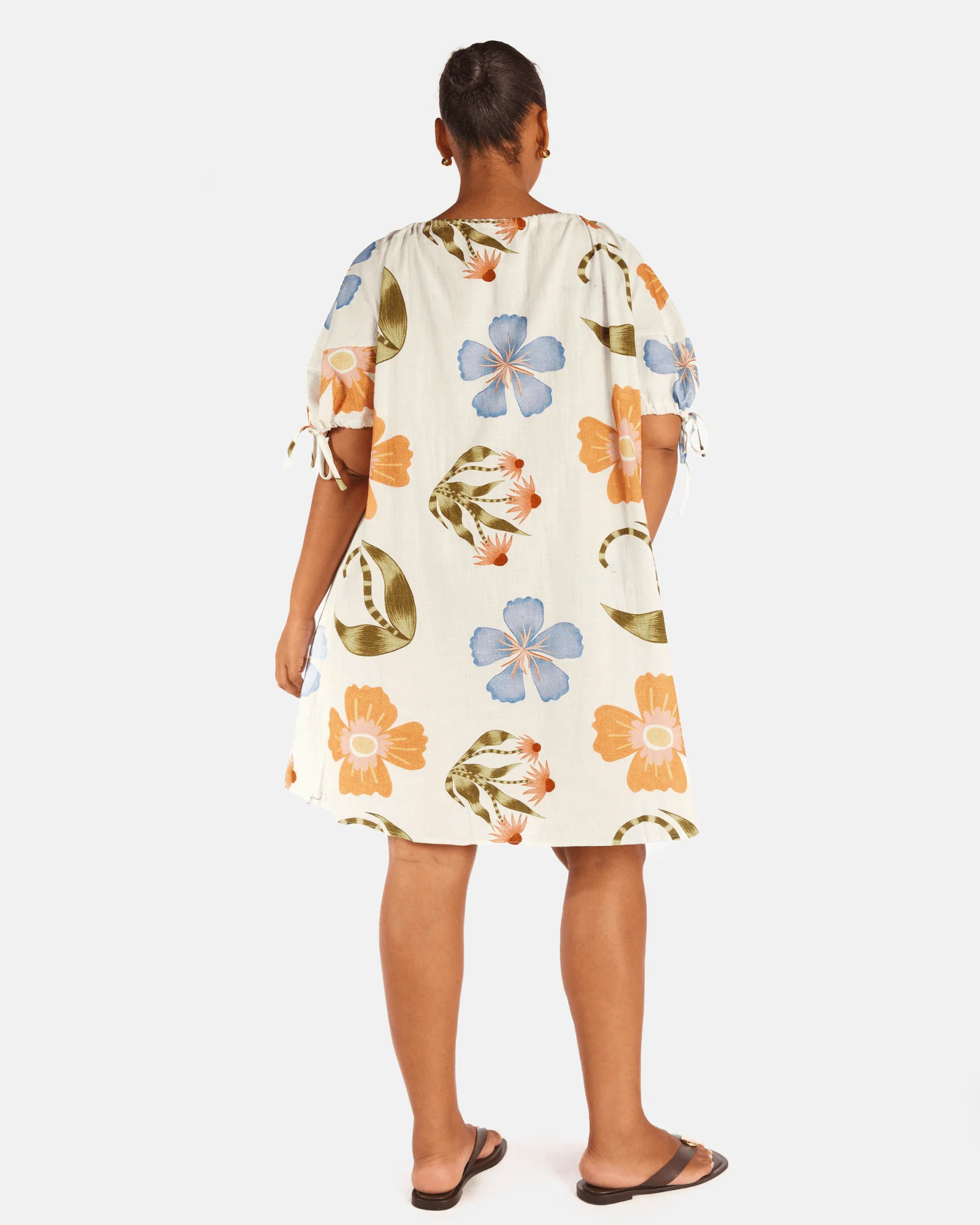 Harvey Mini Dress | Sunset Meadow - Image 4