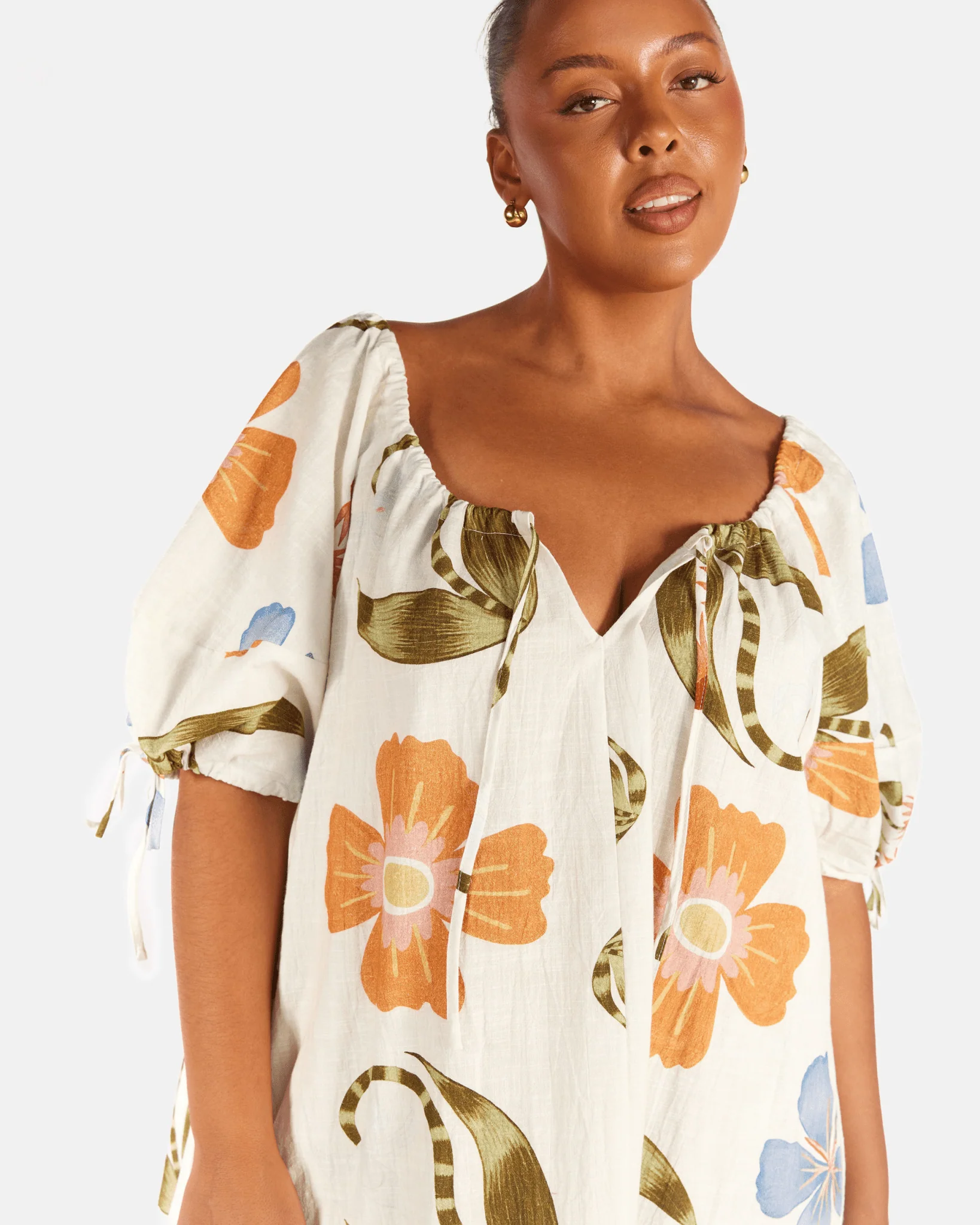 Harvey Mini Dress | Sunset Meadow - Image 6