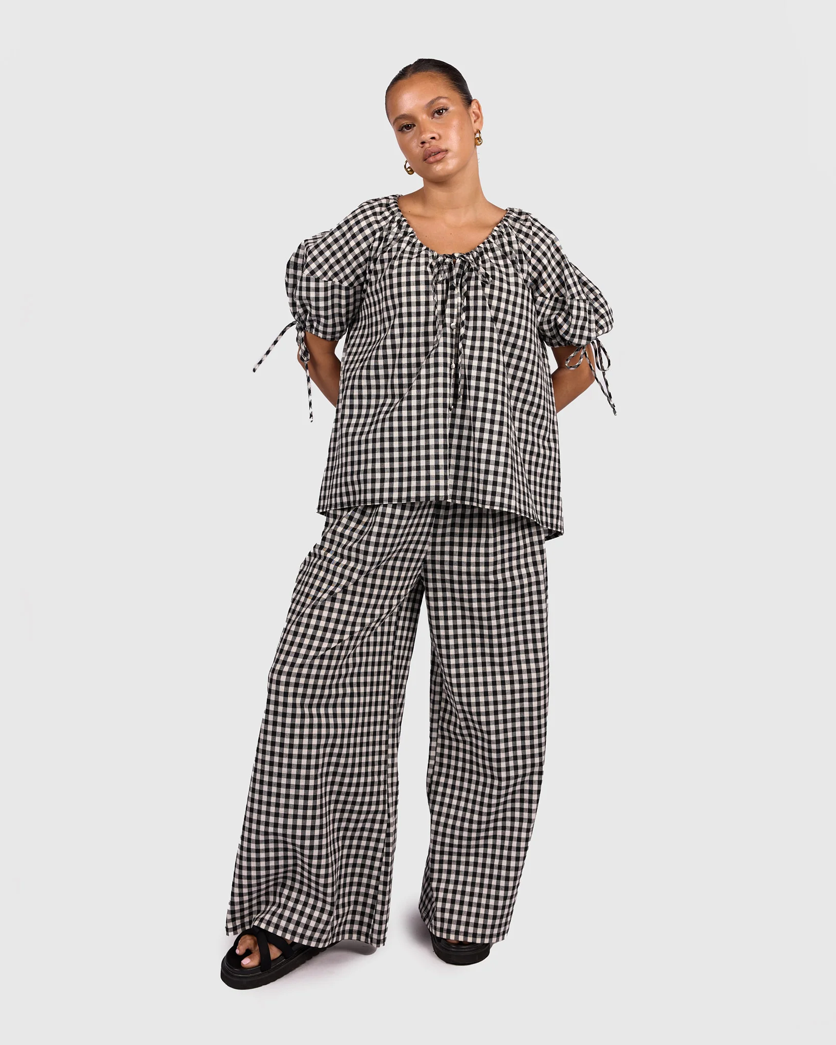Harvey Top | Black Gingham - Image 10