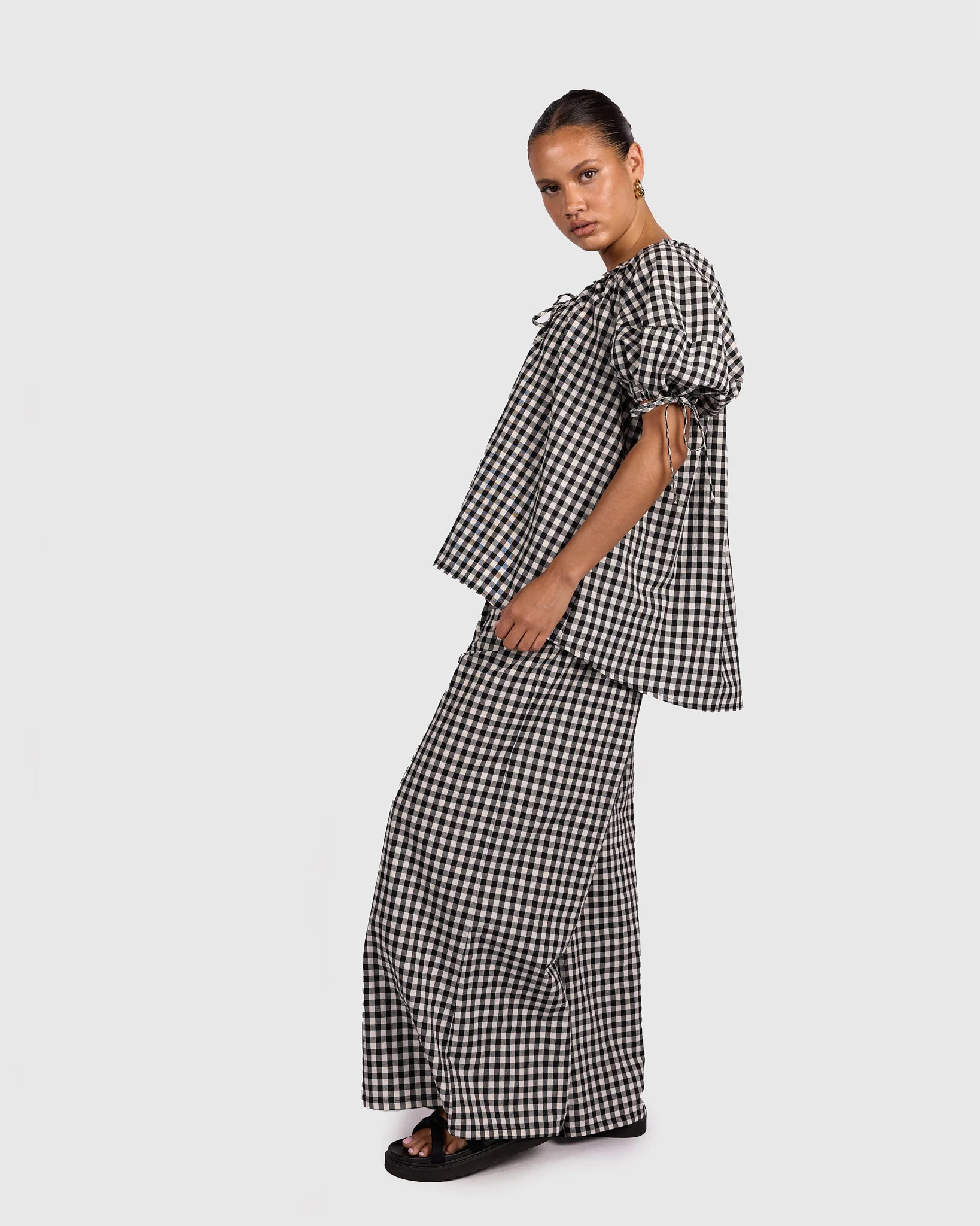 Harvey Top | Black Gingham - Image 5