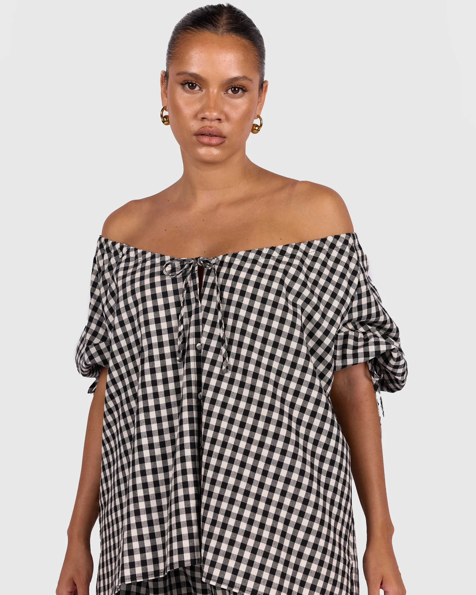Harvey Top | Black Gingham - Image 7
