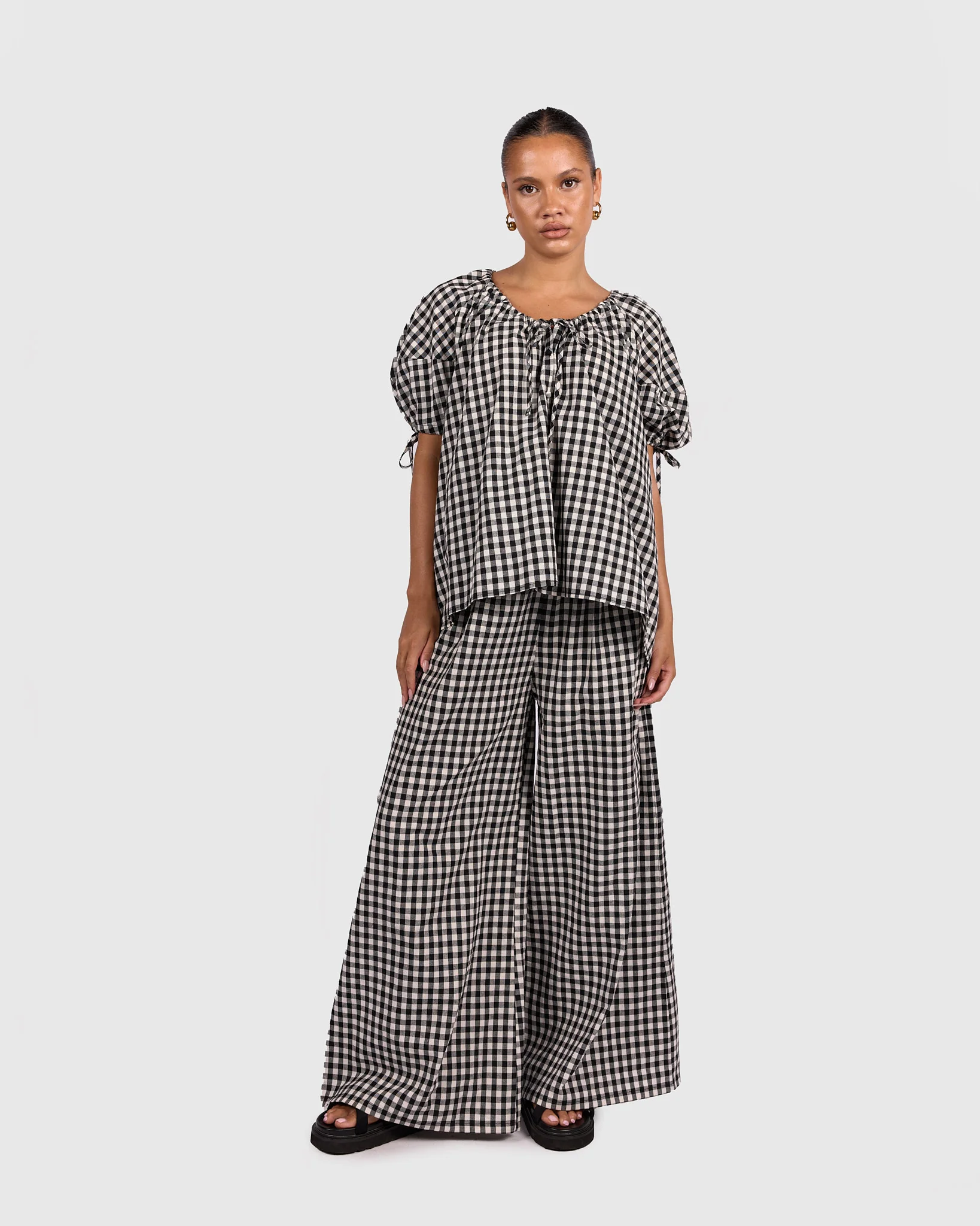 Harvey Top | Black Gingham - Image 9