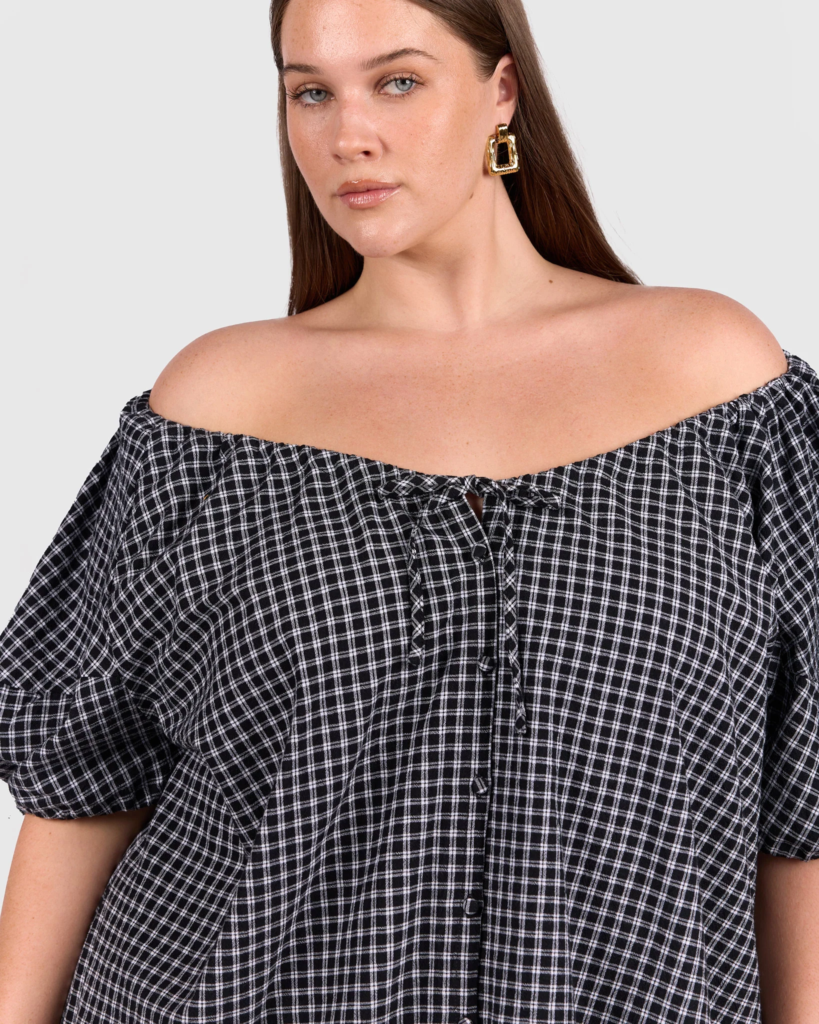 Harvey Top | Midnight Gingham - Image 10