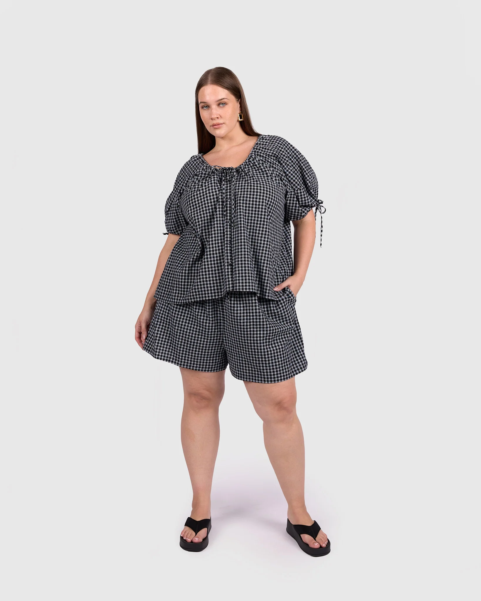 Harvey Top | Midnight Gingham - Image 3
