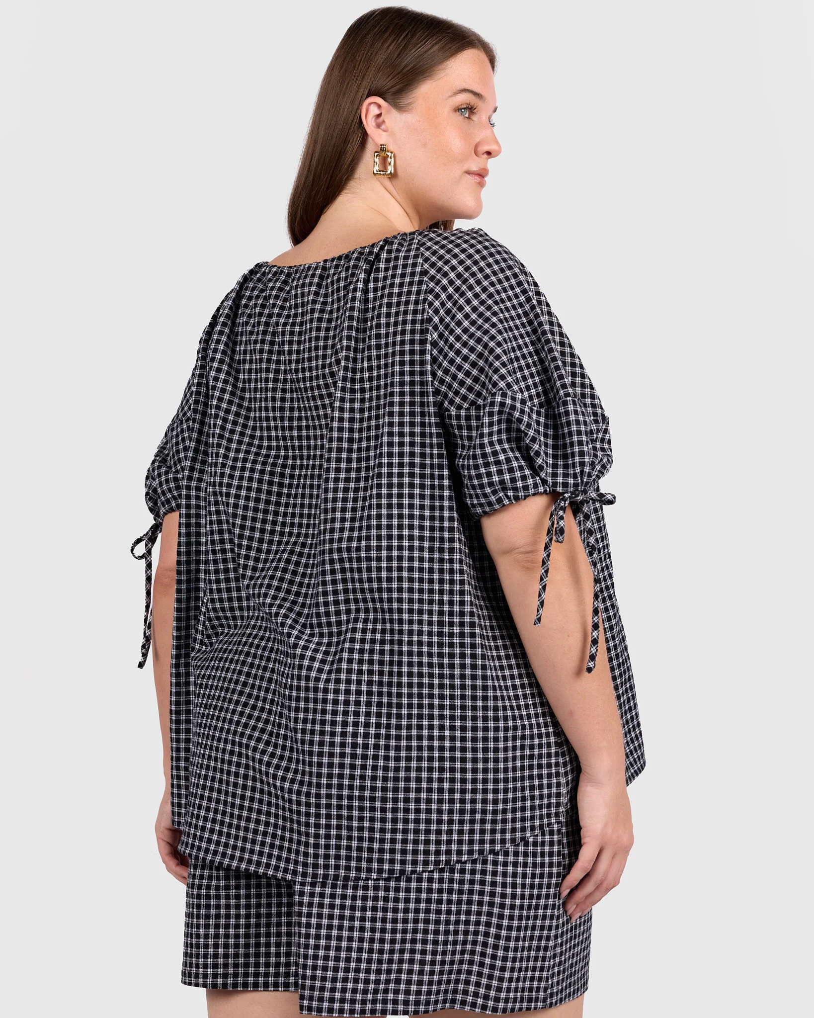 Harvey Top | Midnight Gingham - Image 9