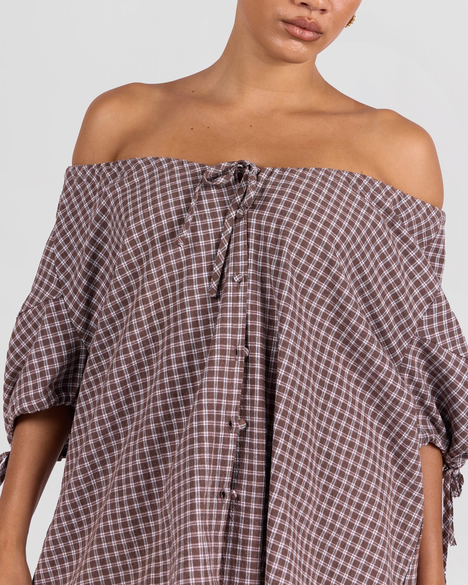 Harvey Top | Walnut Gingham - Image 4