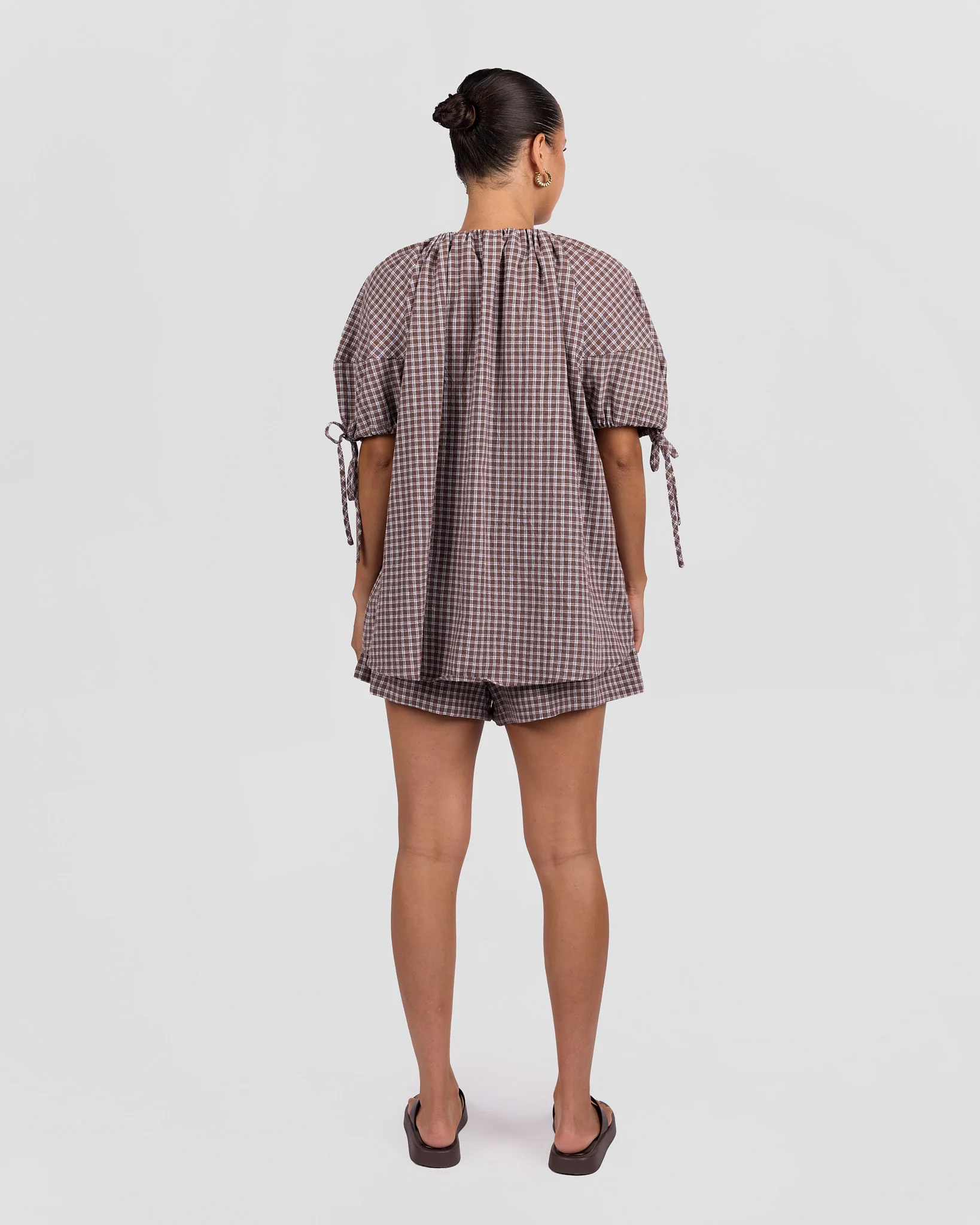 Harvey Top | Walnut Gingham - Image 8