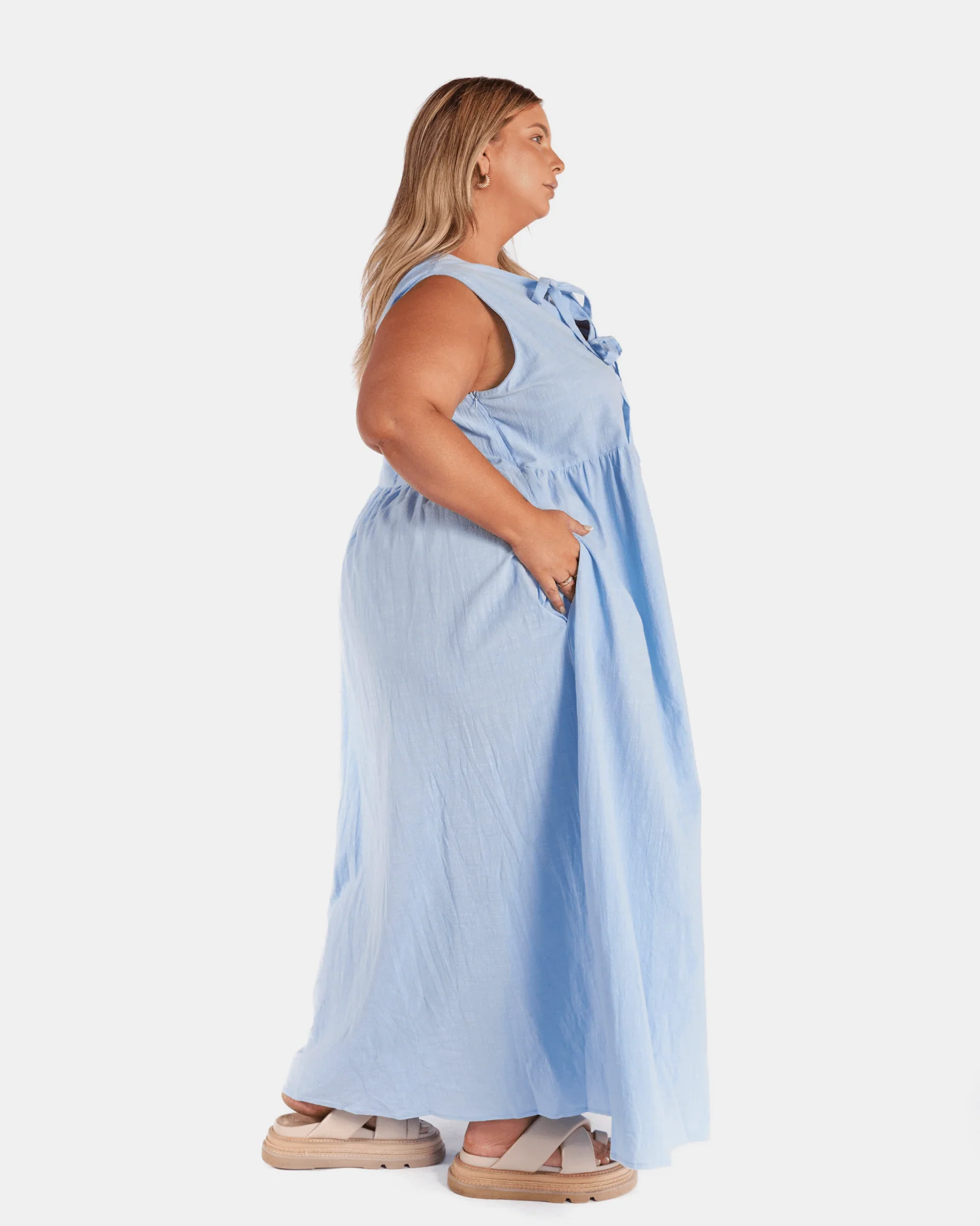 Indie Maxi Dress | Blue - Image 3