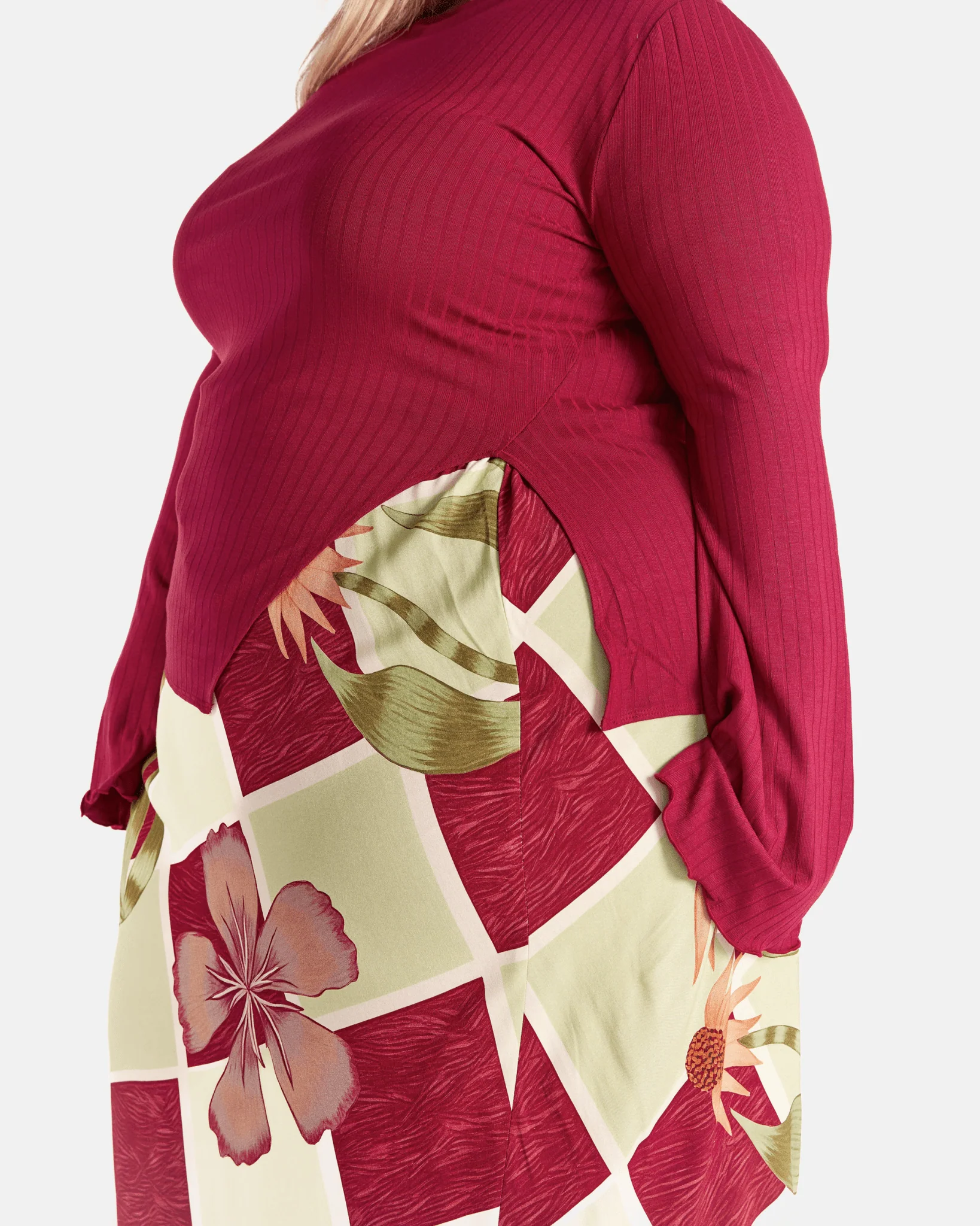 Isla Long Sleeve | Wine - Image 5