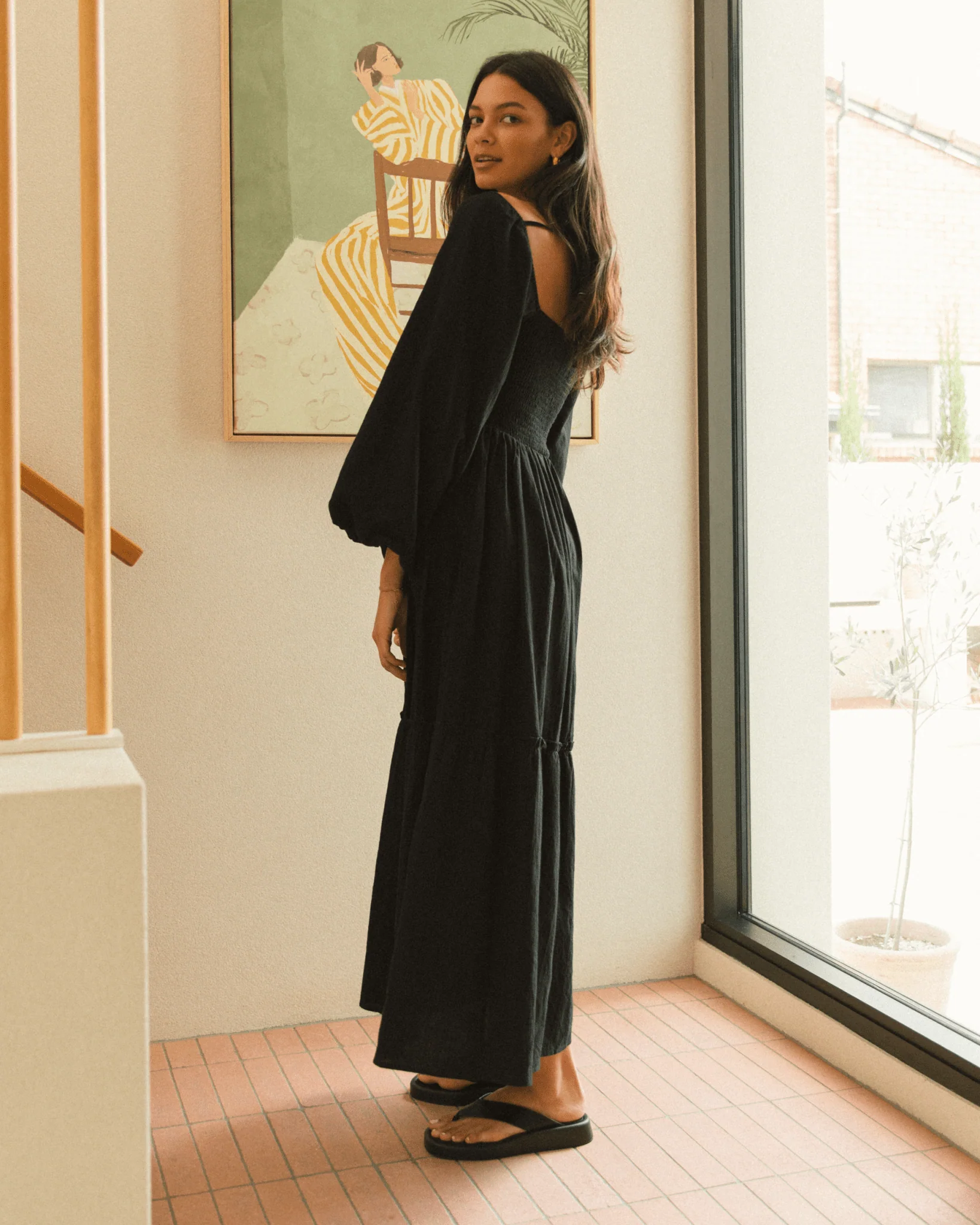 Izzy Maxi Dress | Black - Image 3