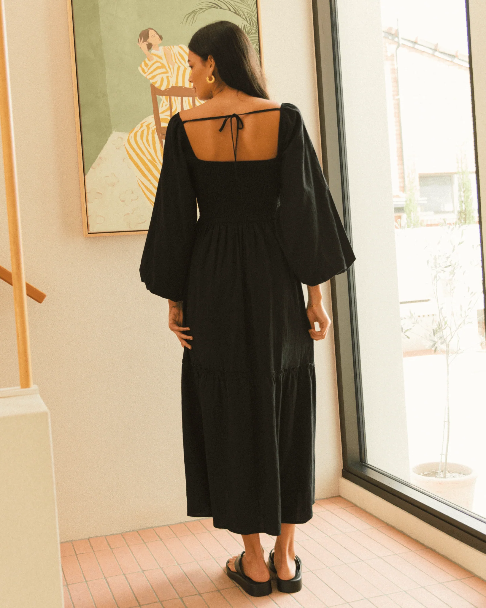 Izzy Maxi Dress | Black - Image 4