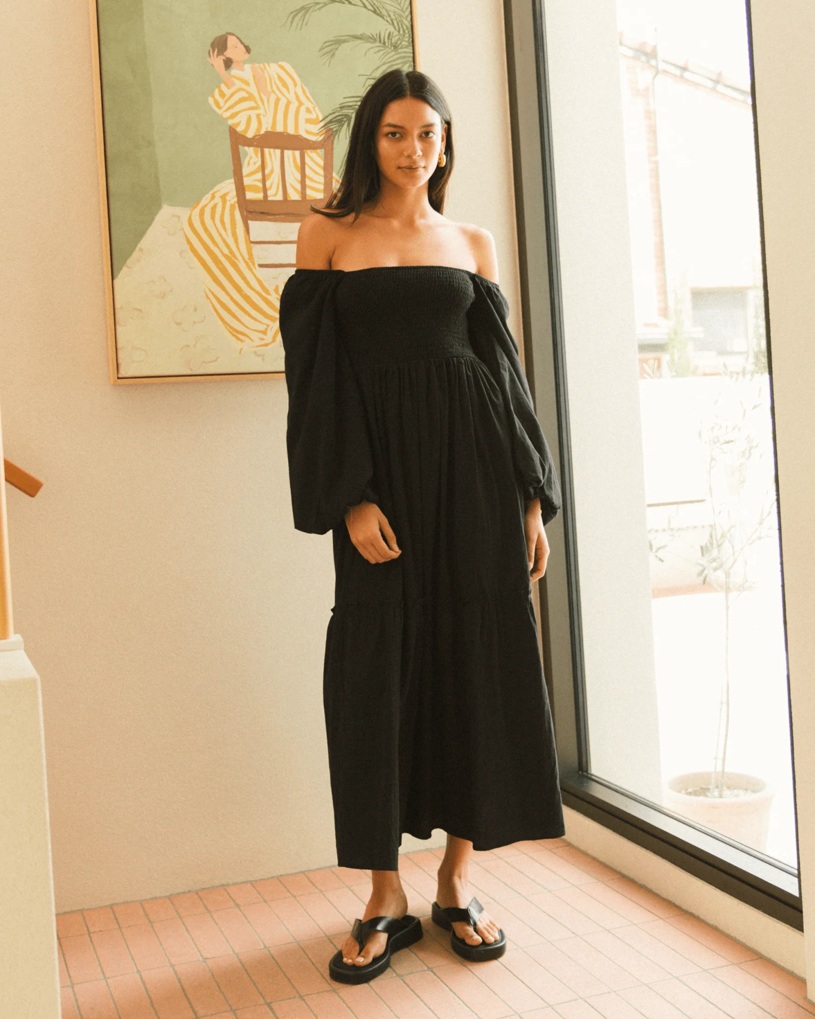 Izzy Maxi Dress | Black - Image 5