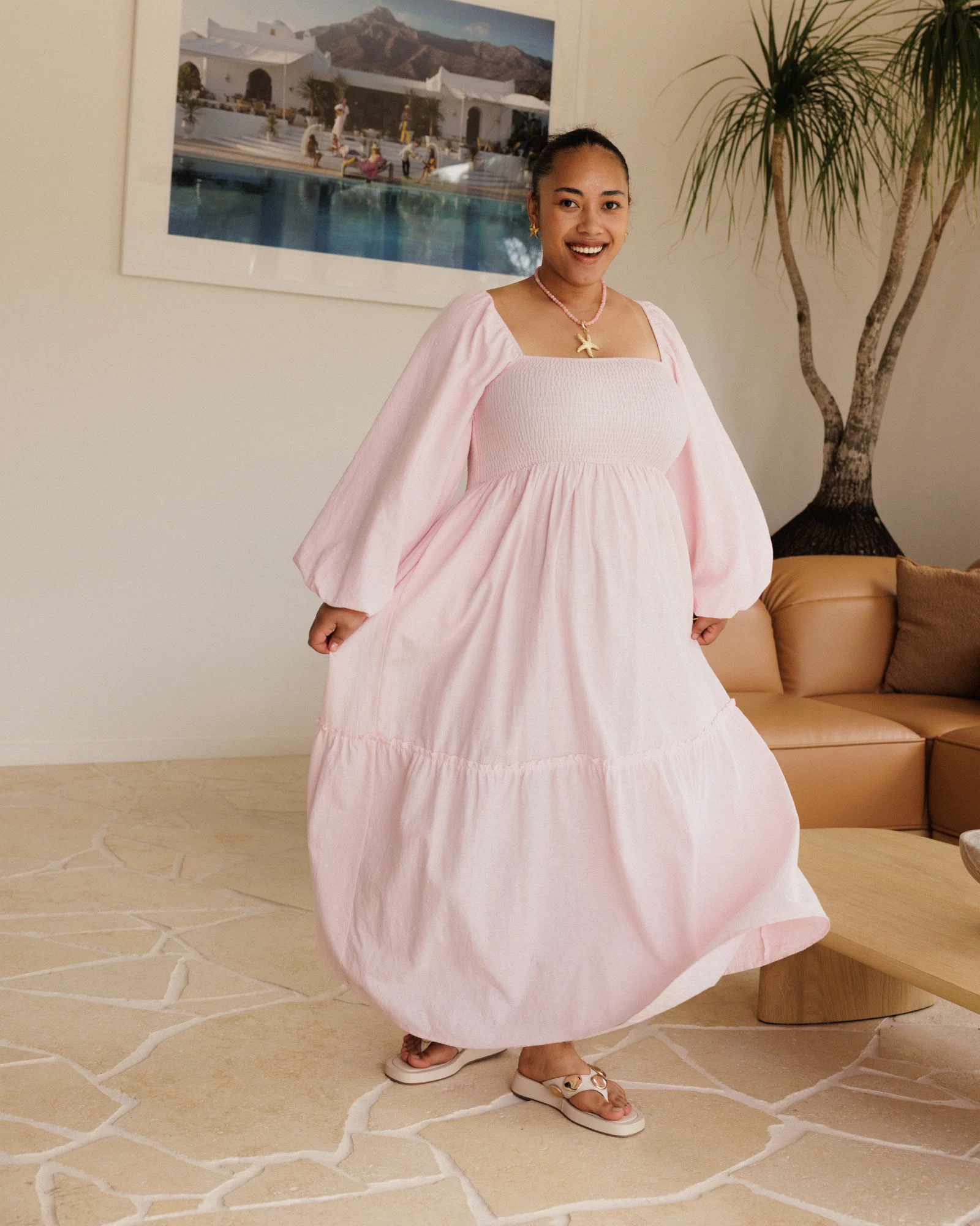 Izzy Maxi Dress | Pink - Image 6
