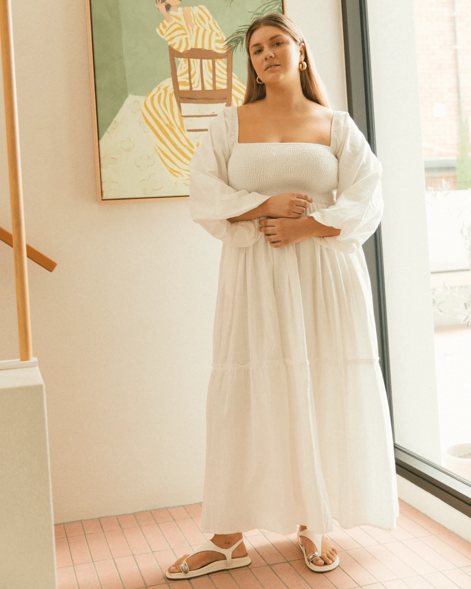 Izzy Maxi Dress | White - Image 3