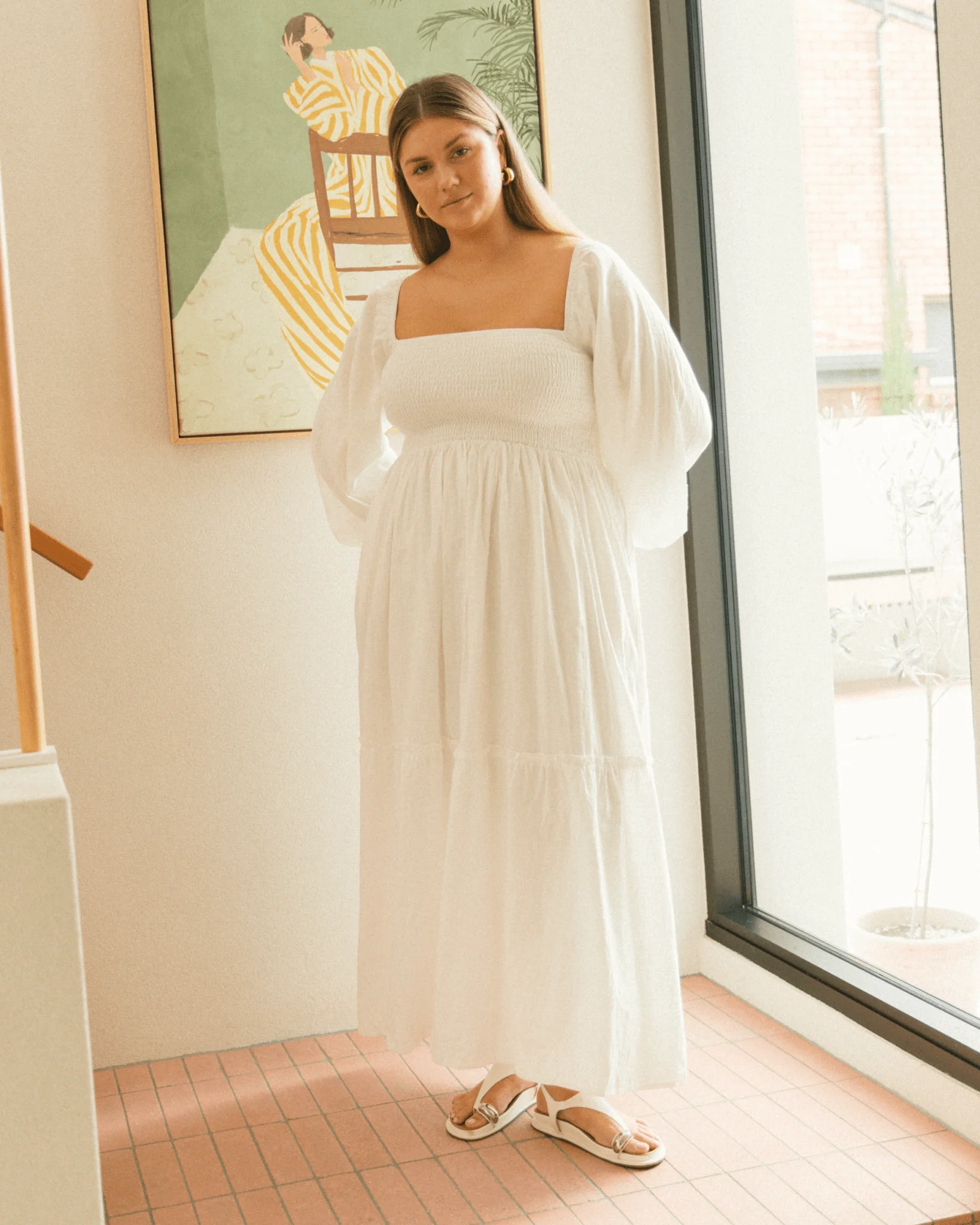 Izzy Maxi Dress | White - Image 4
