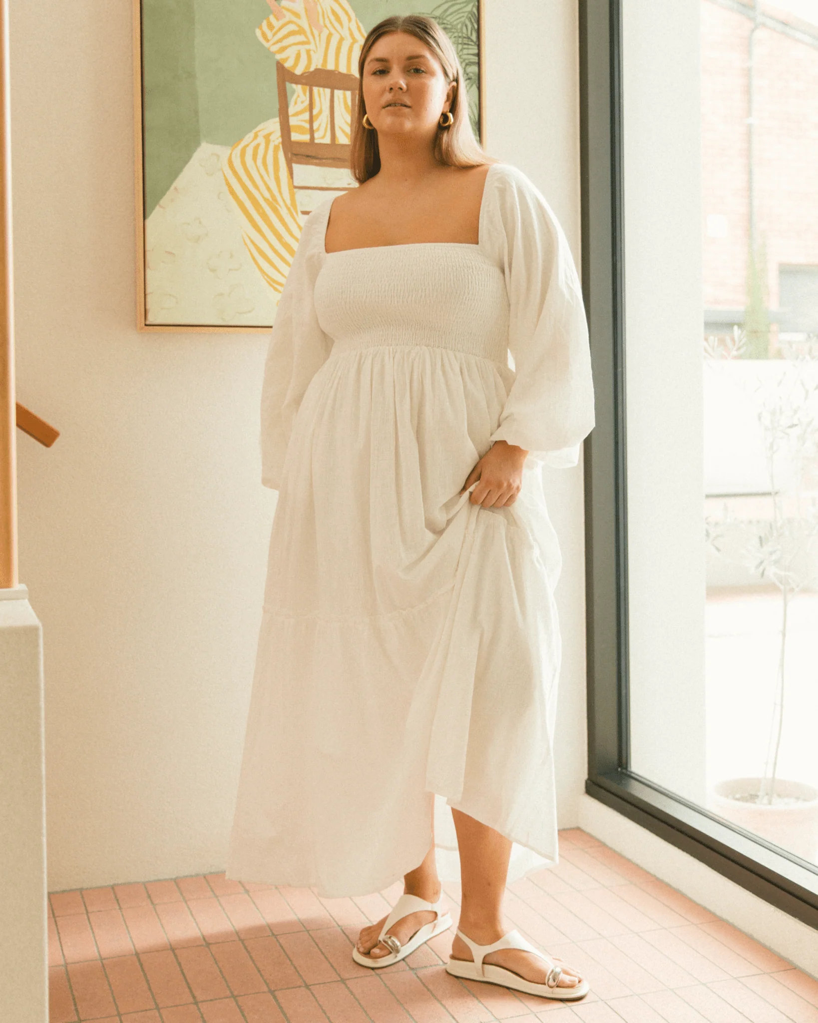 Izzy Maxi Dress | White - Image 5