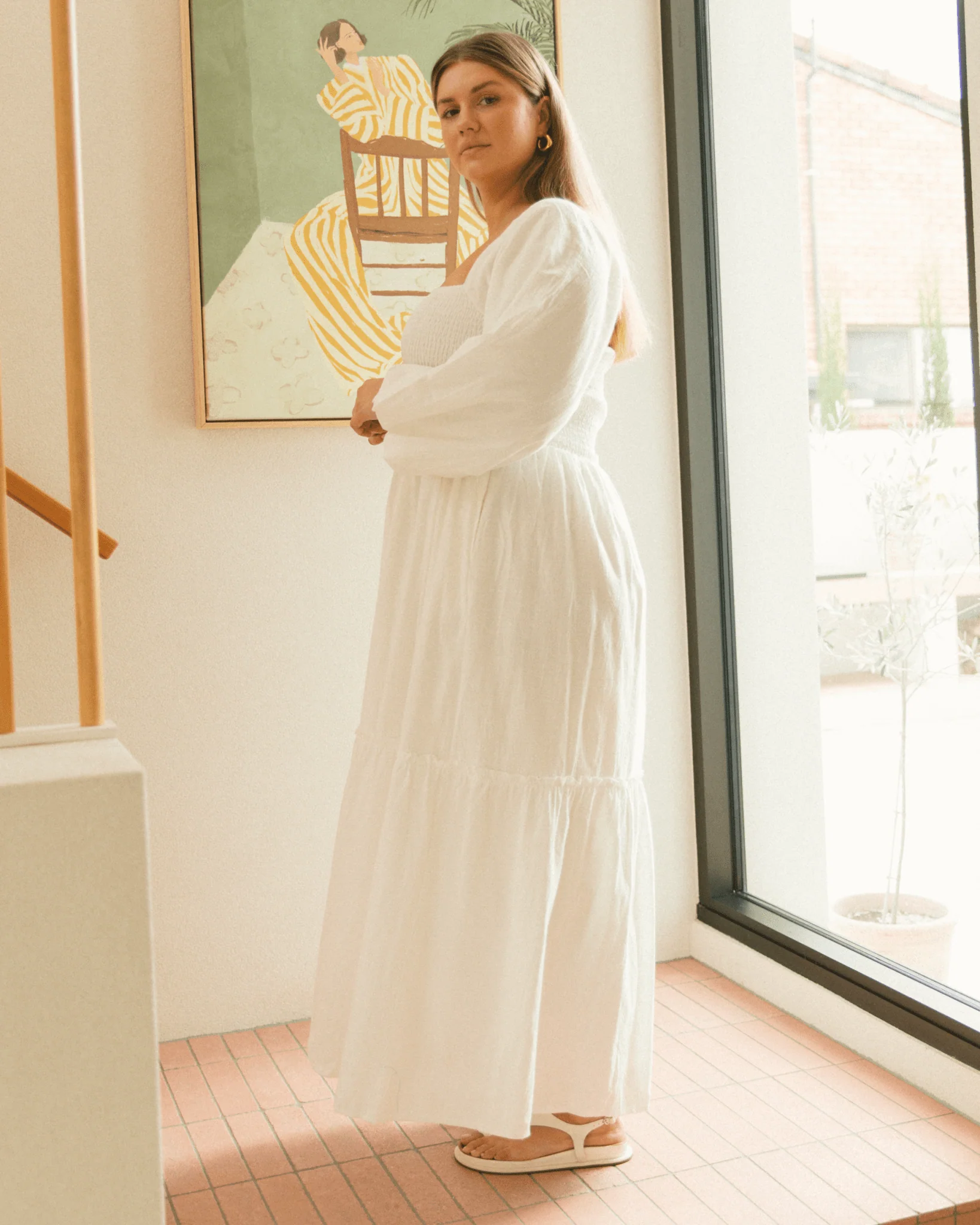 Izzy Maxi Dress | White - Image 6