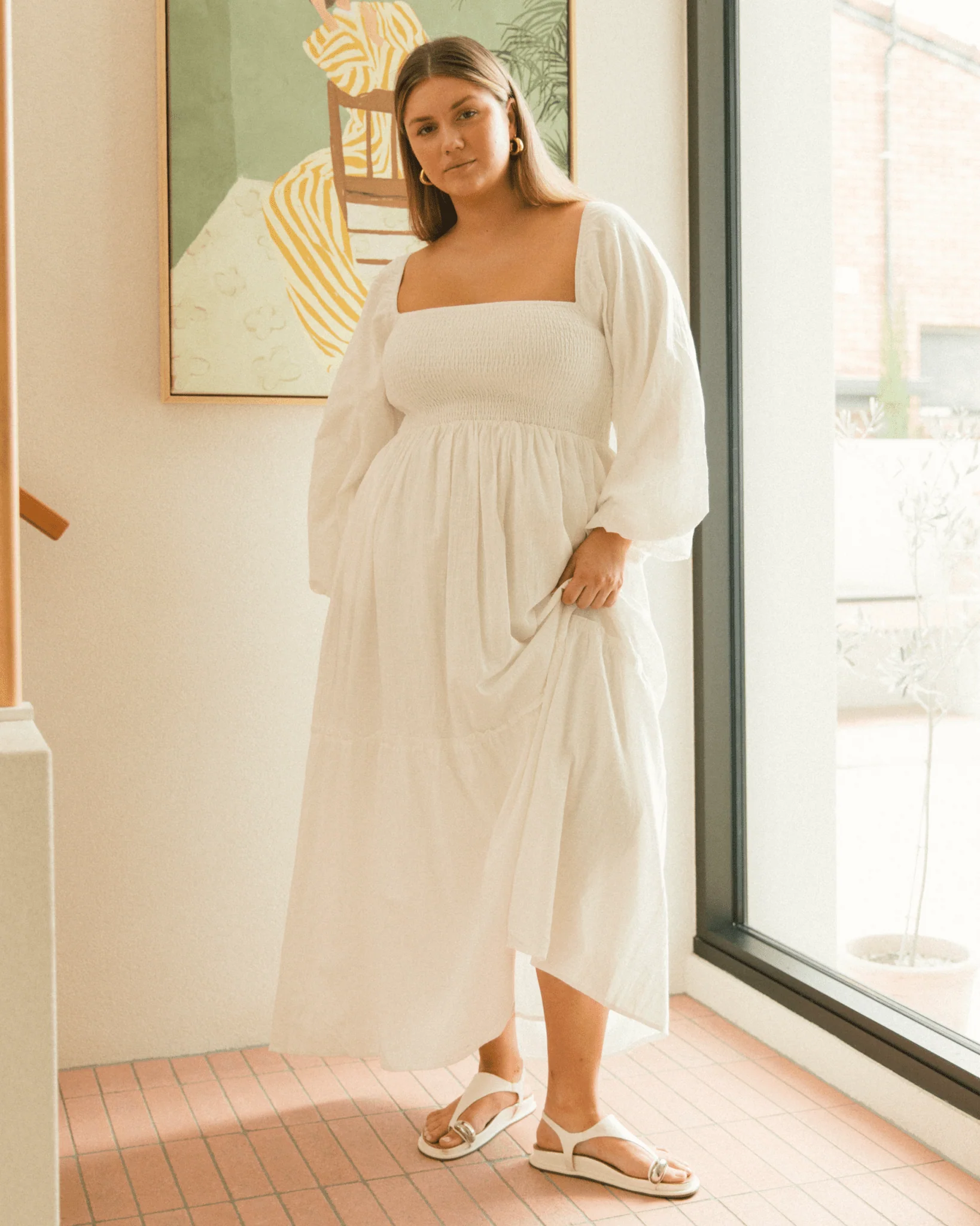 Izzy Maxi Dress | White - Image 8