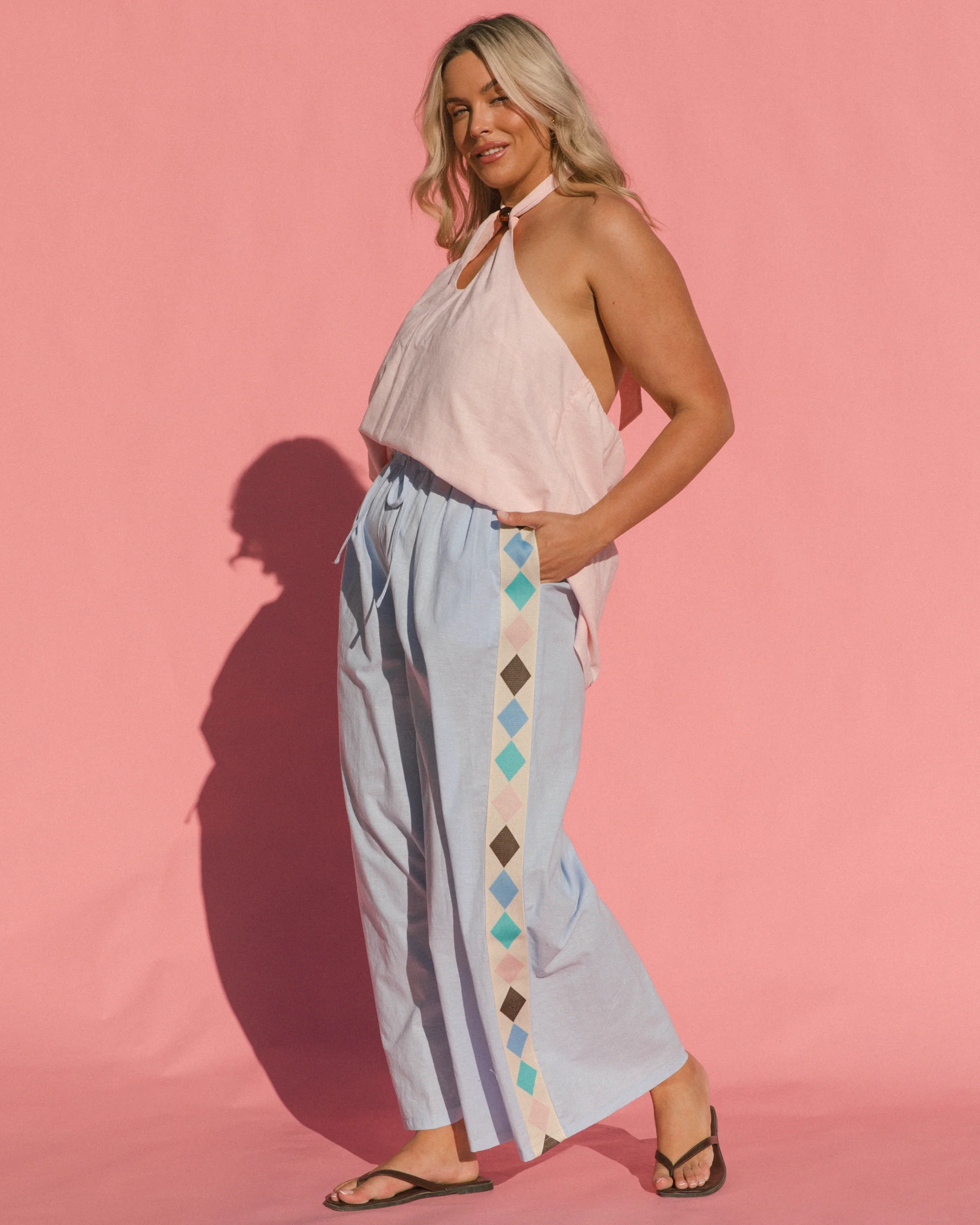 FINAL SALE | Posey Pants | Diamond Skies - Image 5
