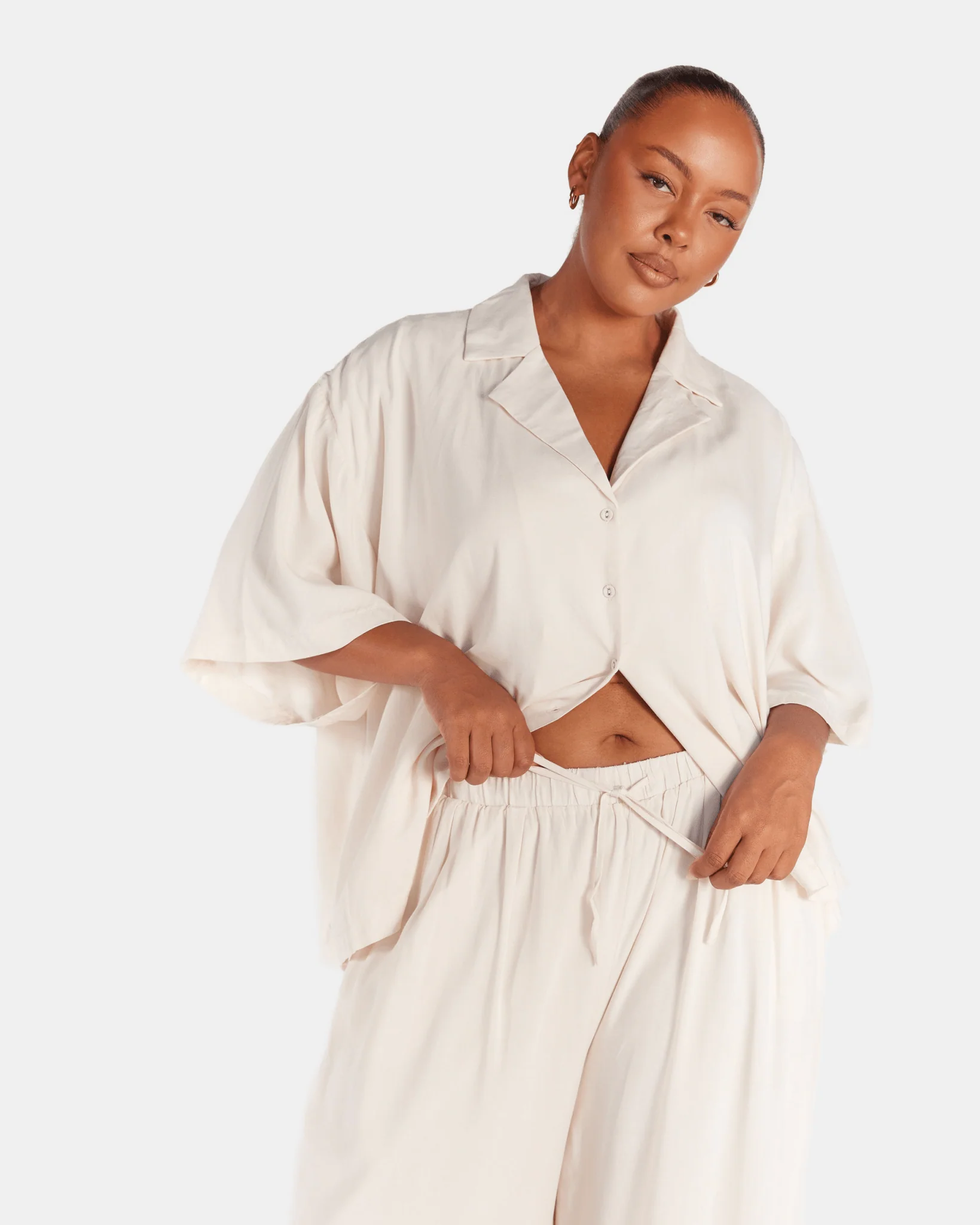 Lacey Shirt | Beige - Image 3