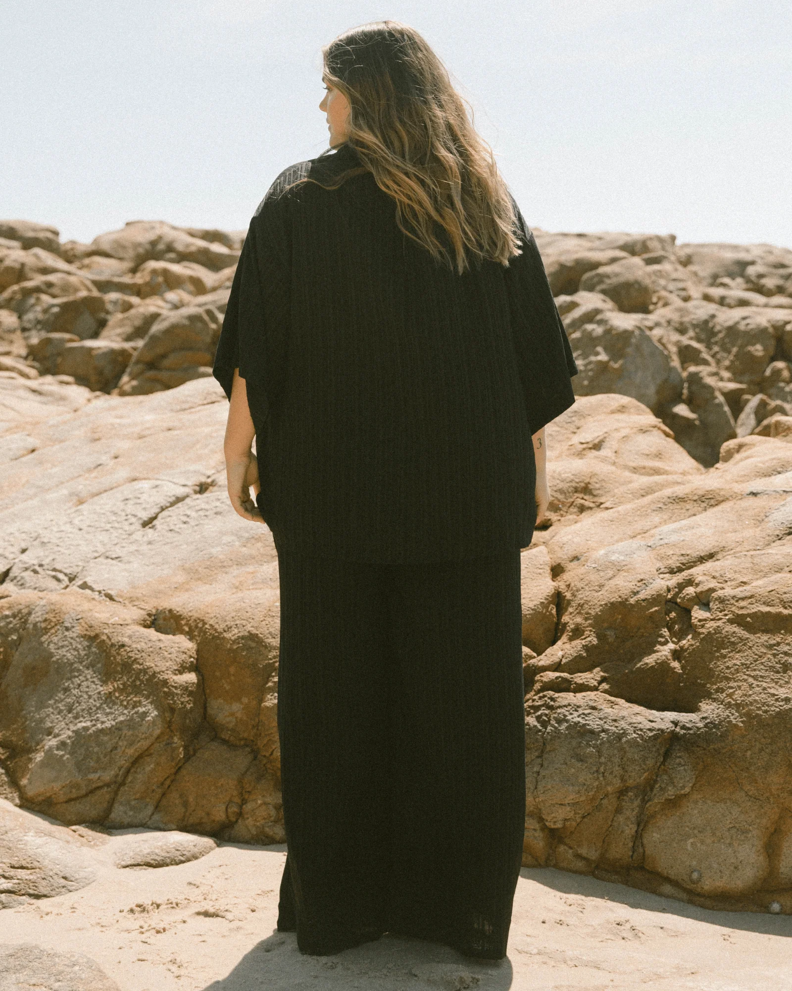Lacey Shirt | Black Crepe - Image 4