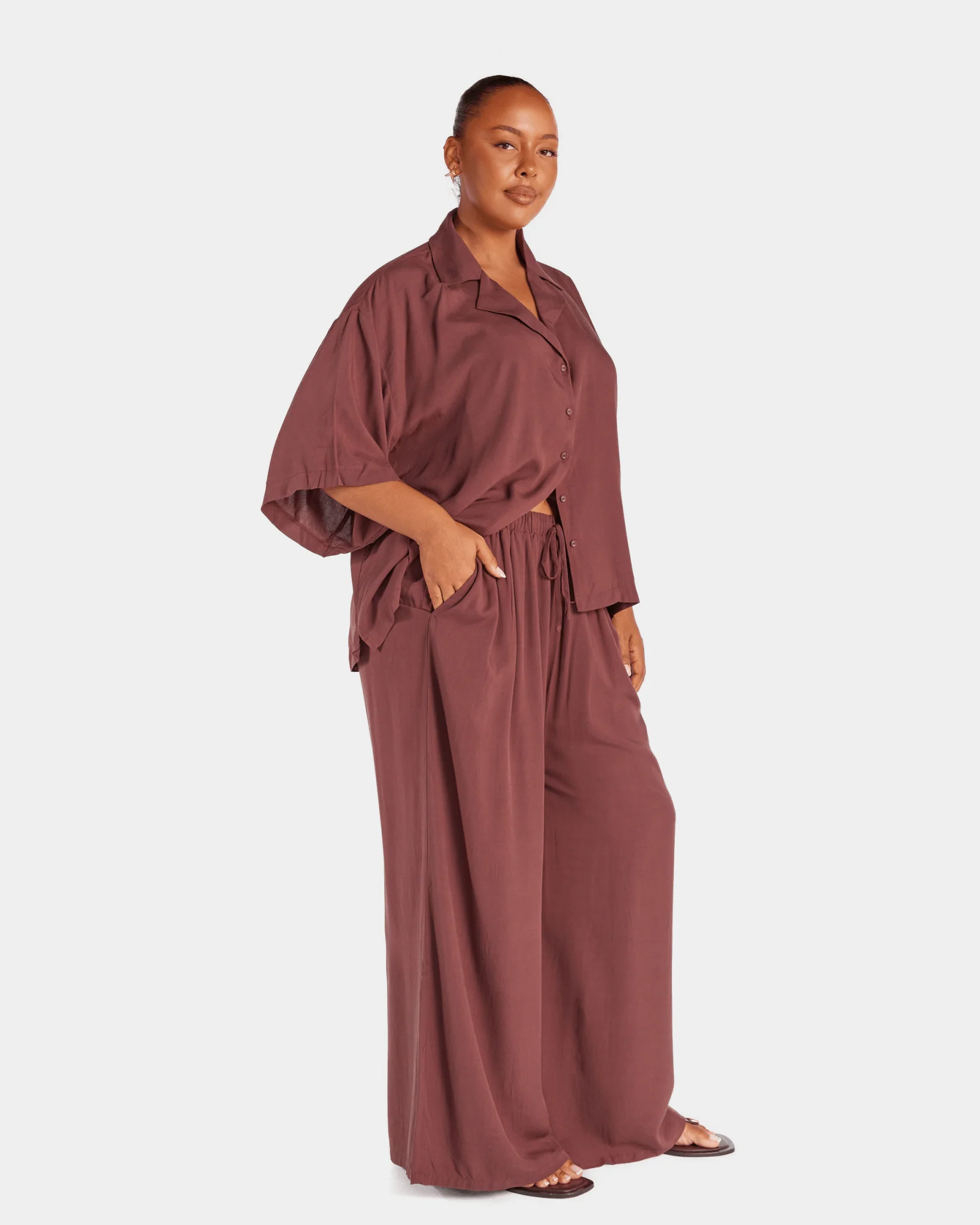 Lacey Shirt | Brown - Image 6