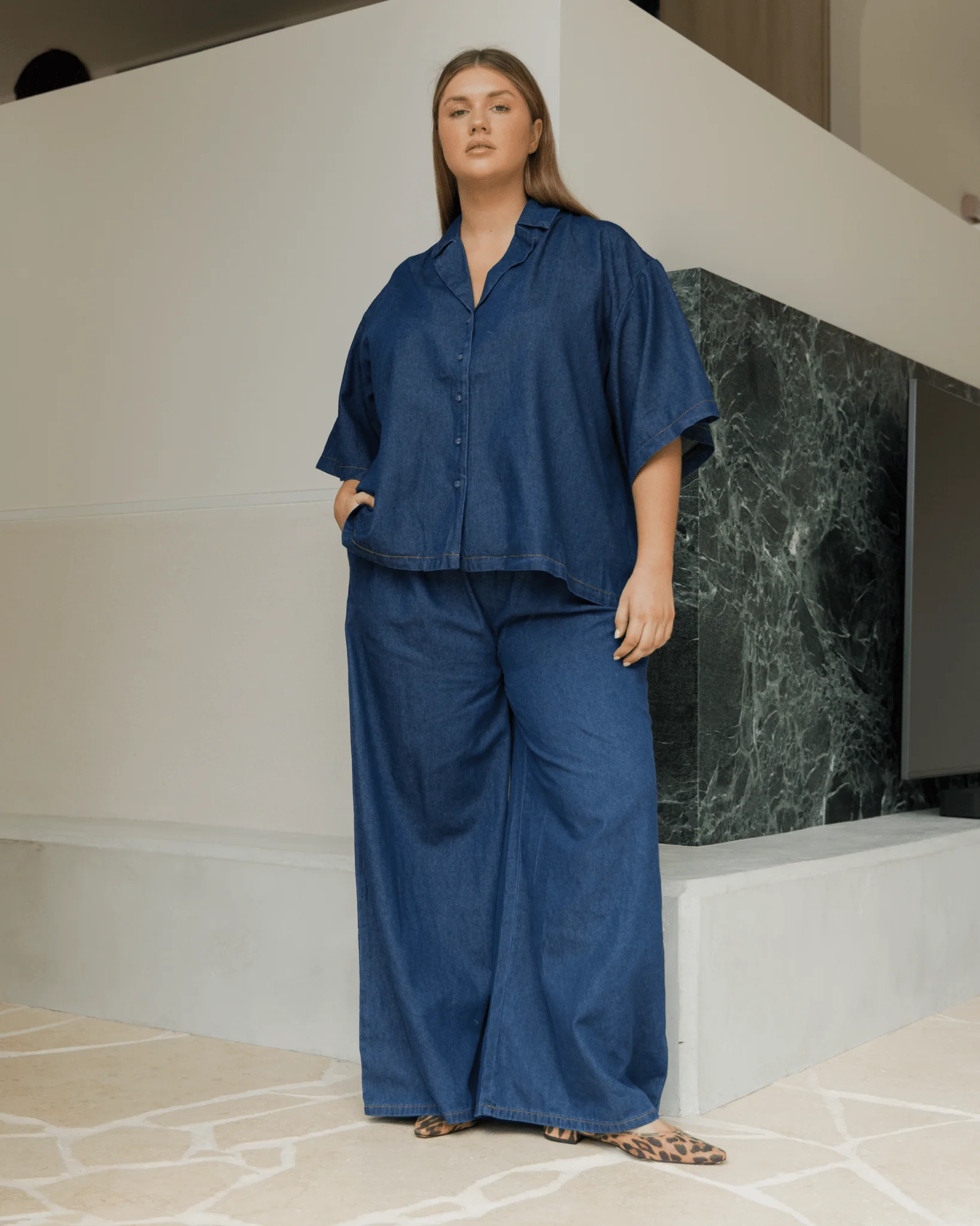 Lacey Shirt | Dark Denim - Image 3