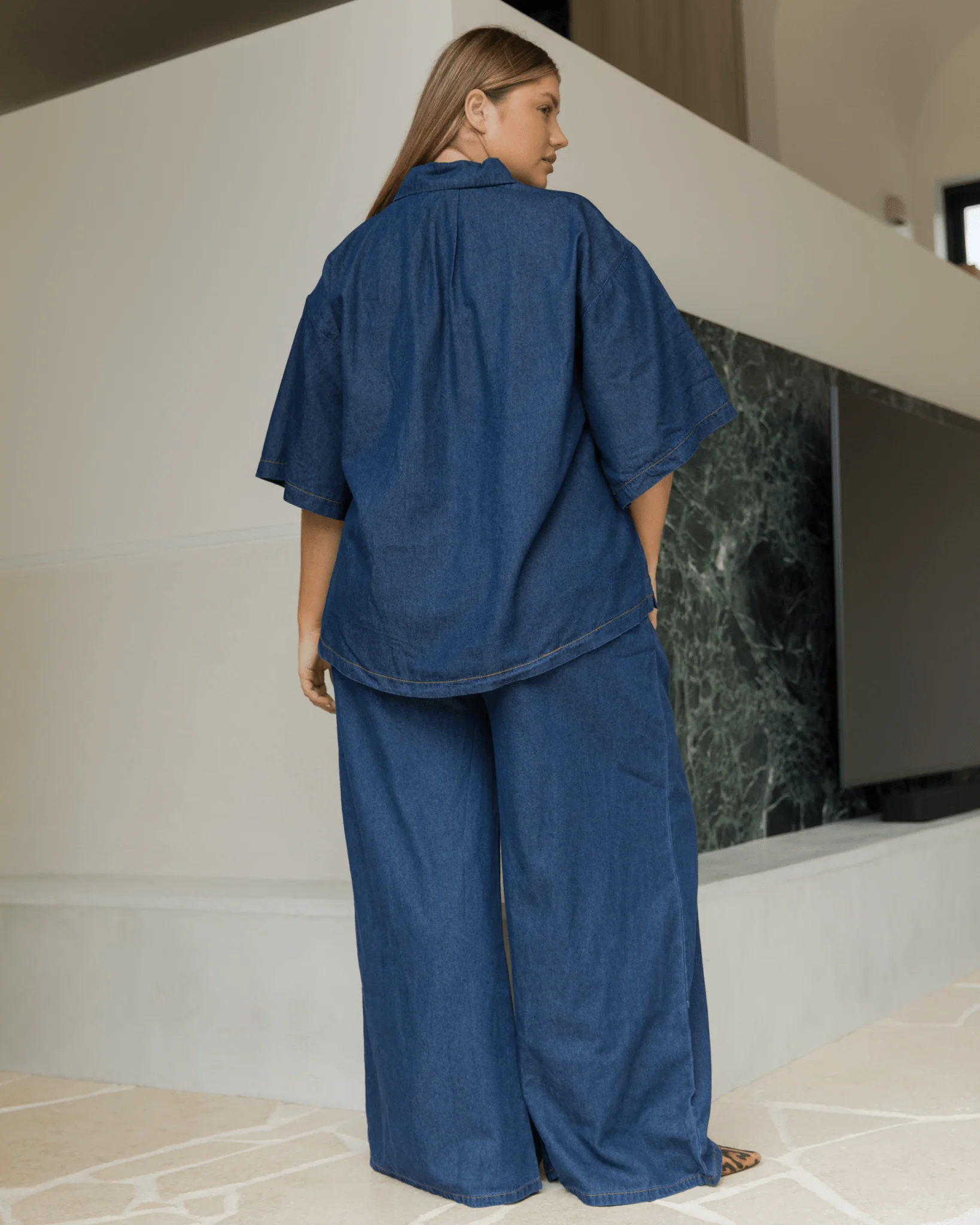 Lacey Shirt | Dark Denim - Image 5