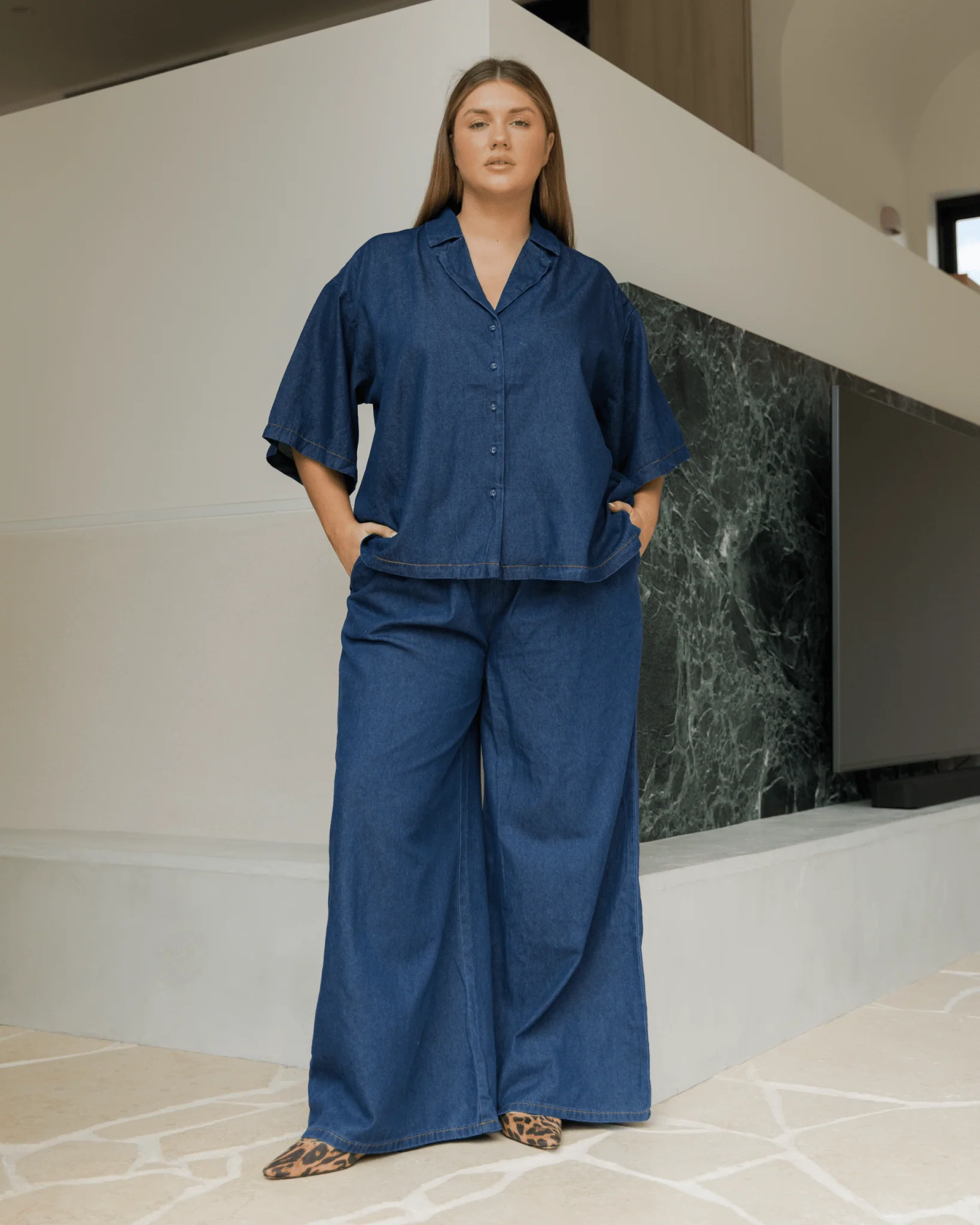 Lacey Shirt | Dark Denim - Image 6