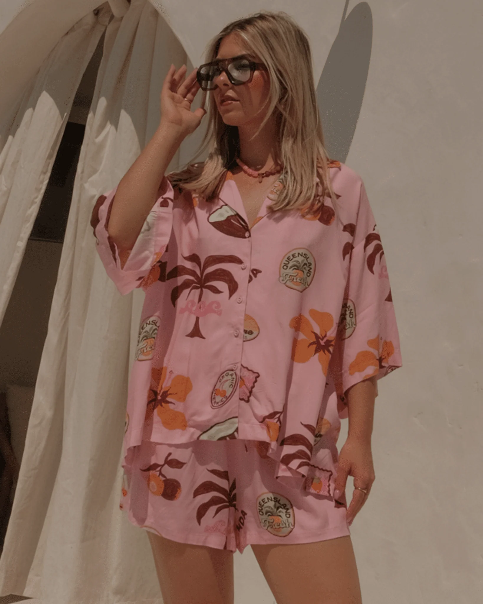 FINAL SALE | Lacey Shirt | Paradise Postcards