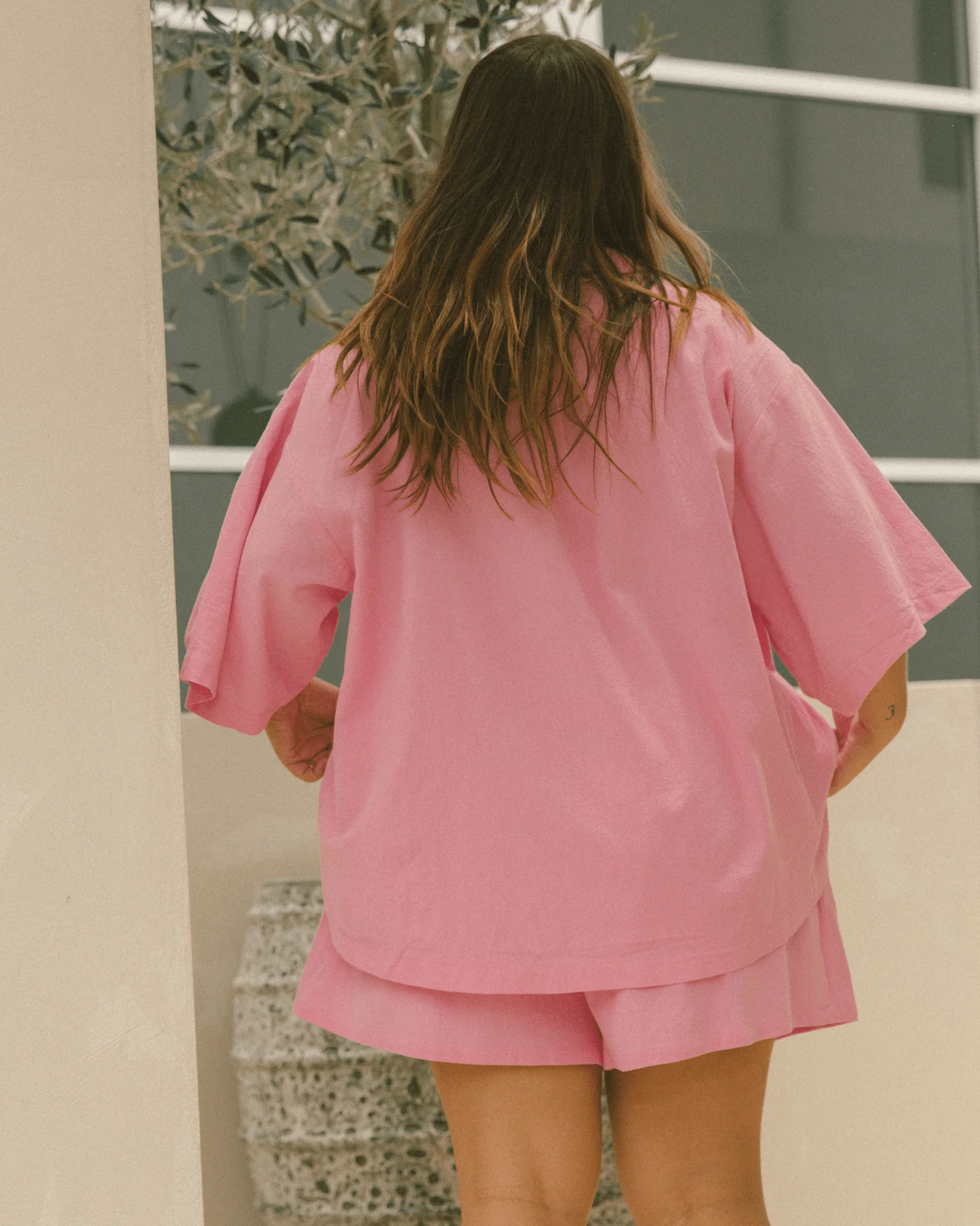FINAL SALE | Lacey Shirt | Pink - Image 3
