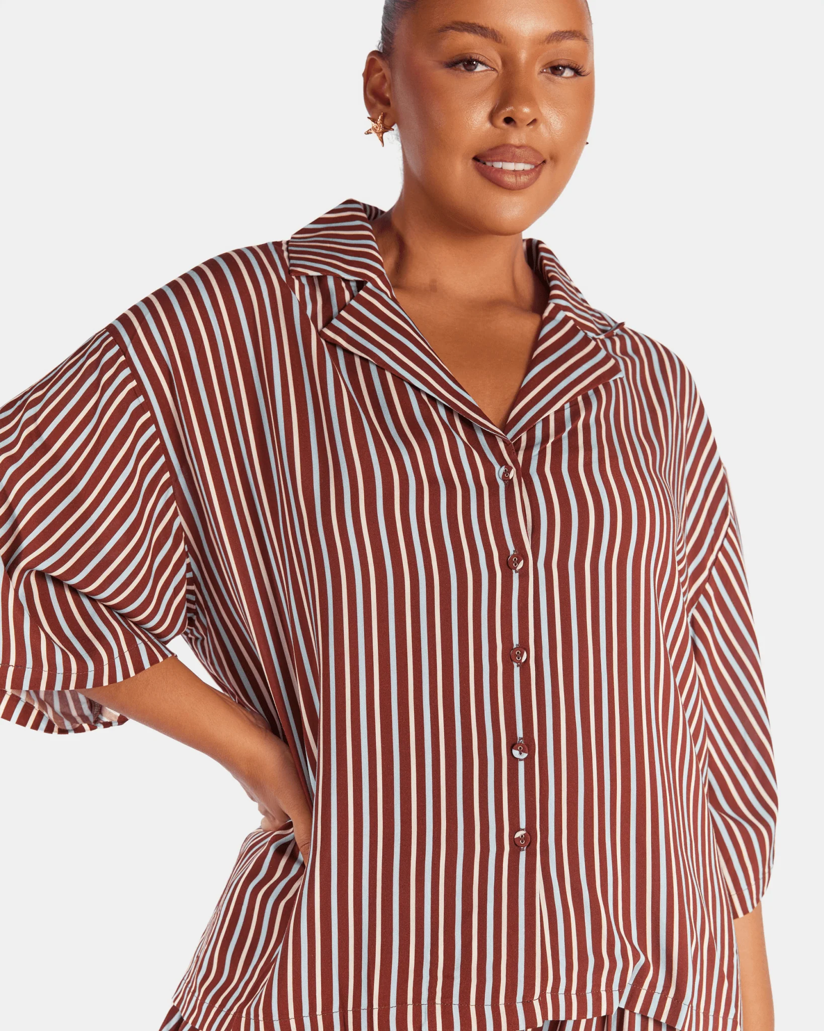 Lacey Shirt | Sandbar Stripe - Image 3