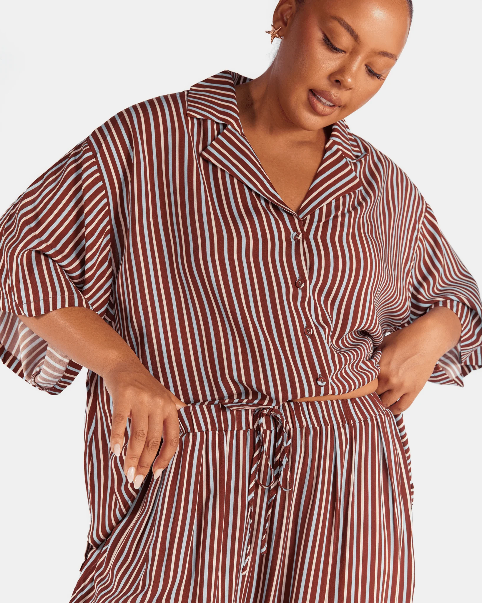 Lacey Shirt | Sandbar Stripe - Image 9