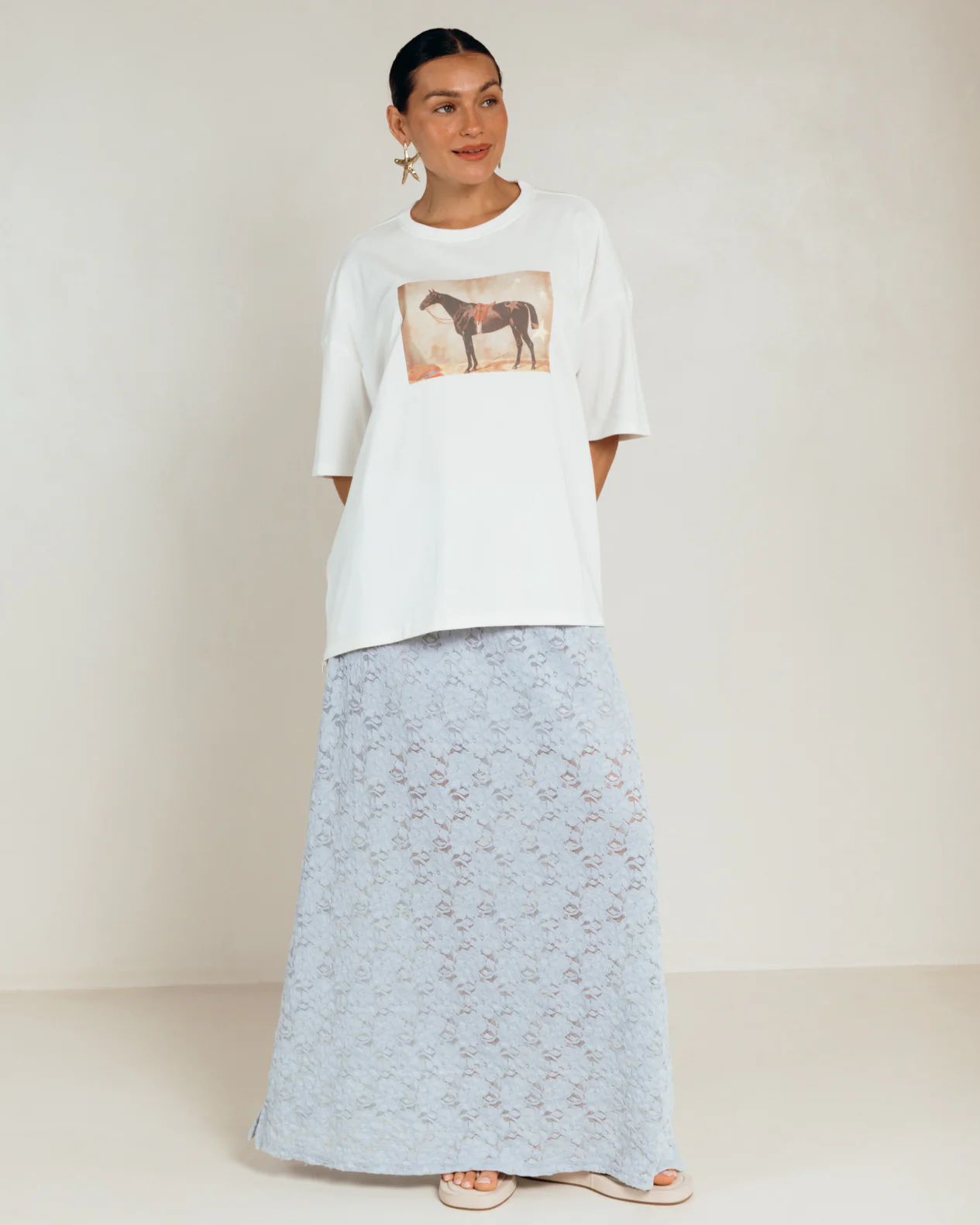 Lacey Skirt | Blue Lace - Image 5